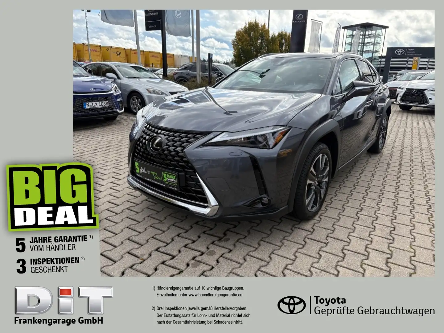 Lexus UX 250h Executive Line LED, Schiebedach, HUD, Navi Gris - 1