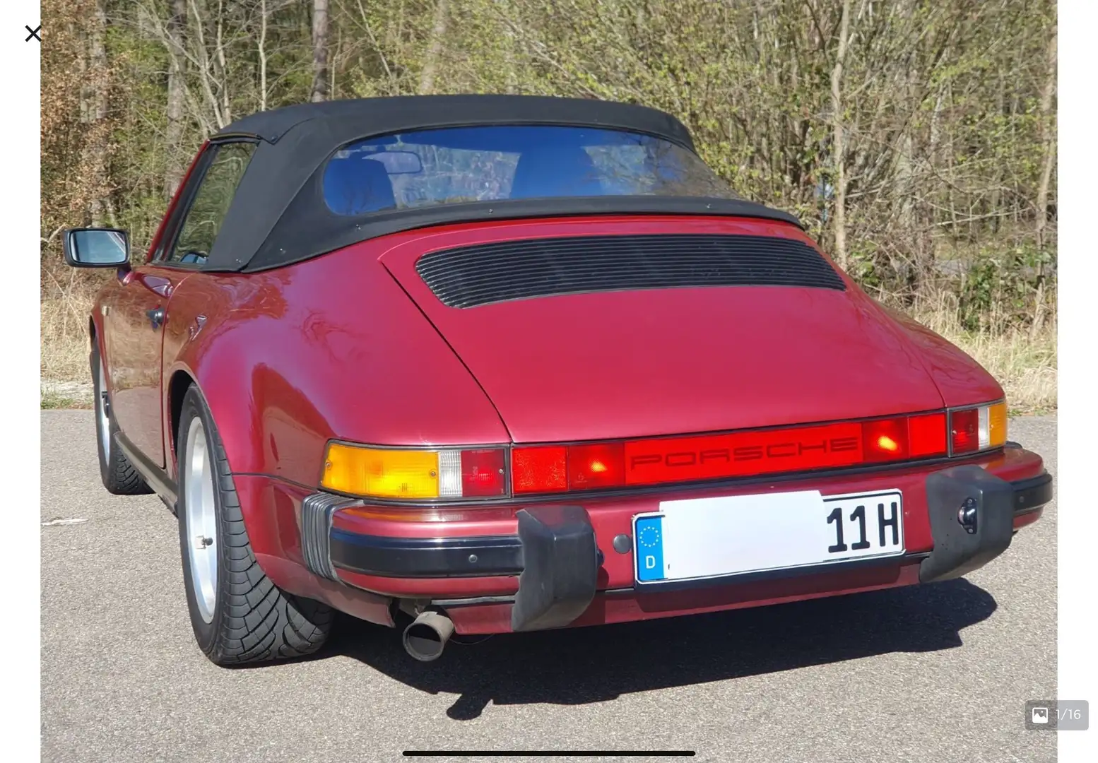 Porsche 911 Carrera 3,2 Cabriolet Cargraphic - 1
