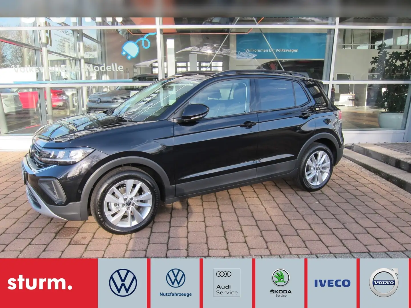 Volkswagen T-Cross Life 1.0 TSI DSG *LED, Kamera, AppConnect* Schwarz - 1