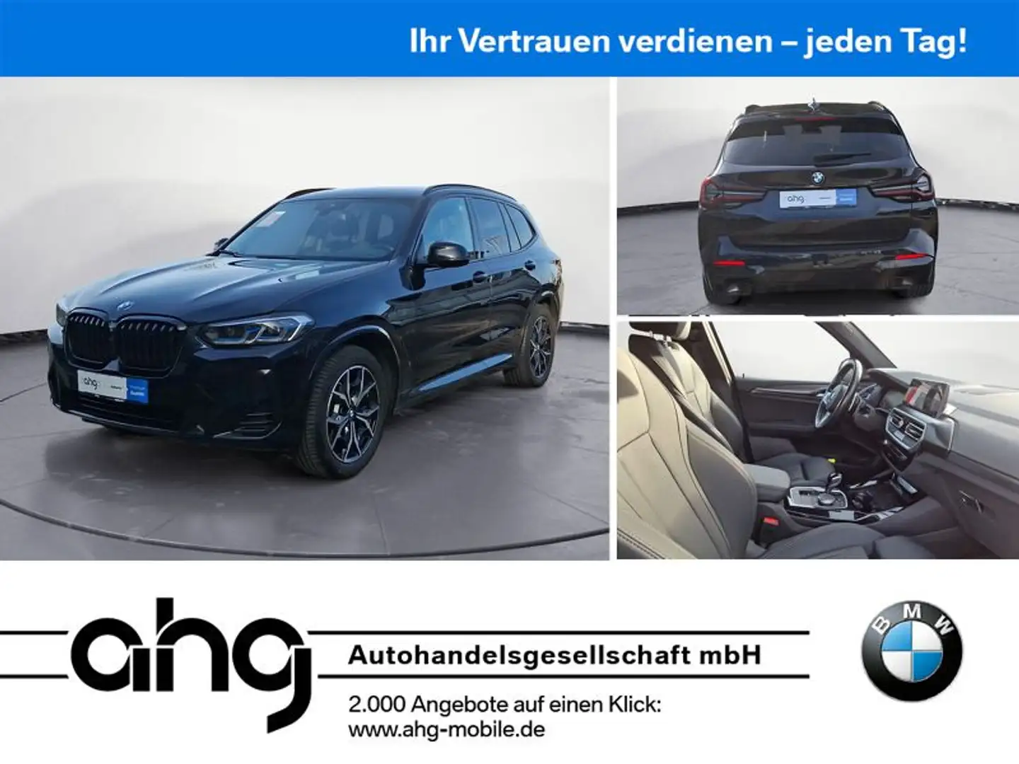 BMW X3 xDrive20d AT M Sportpaket Innovationsp. Schwarz - 1