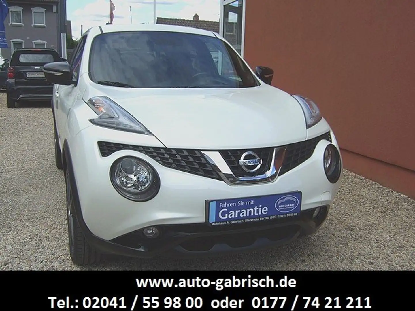 Nissan Juke N-Vision ,1,2 DIGT, Kamera,Navi,Klimaauto,Tempomat Weiß - 1