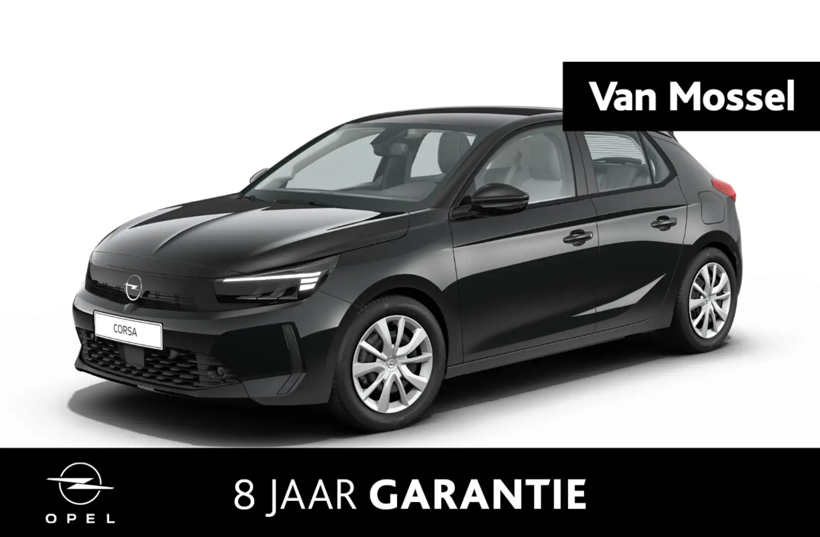 Opel Corsa 1.2 Turbo Edition || VAN MOSSEL VOORRAAD VOORDEEL Zwart - 1