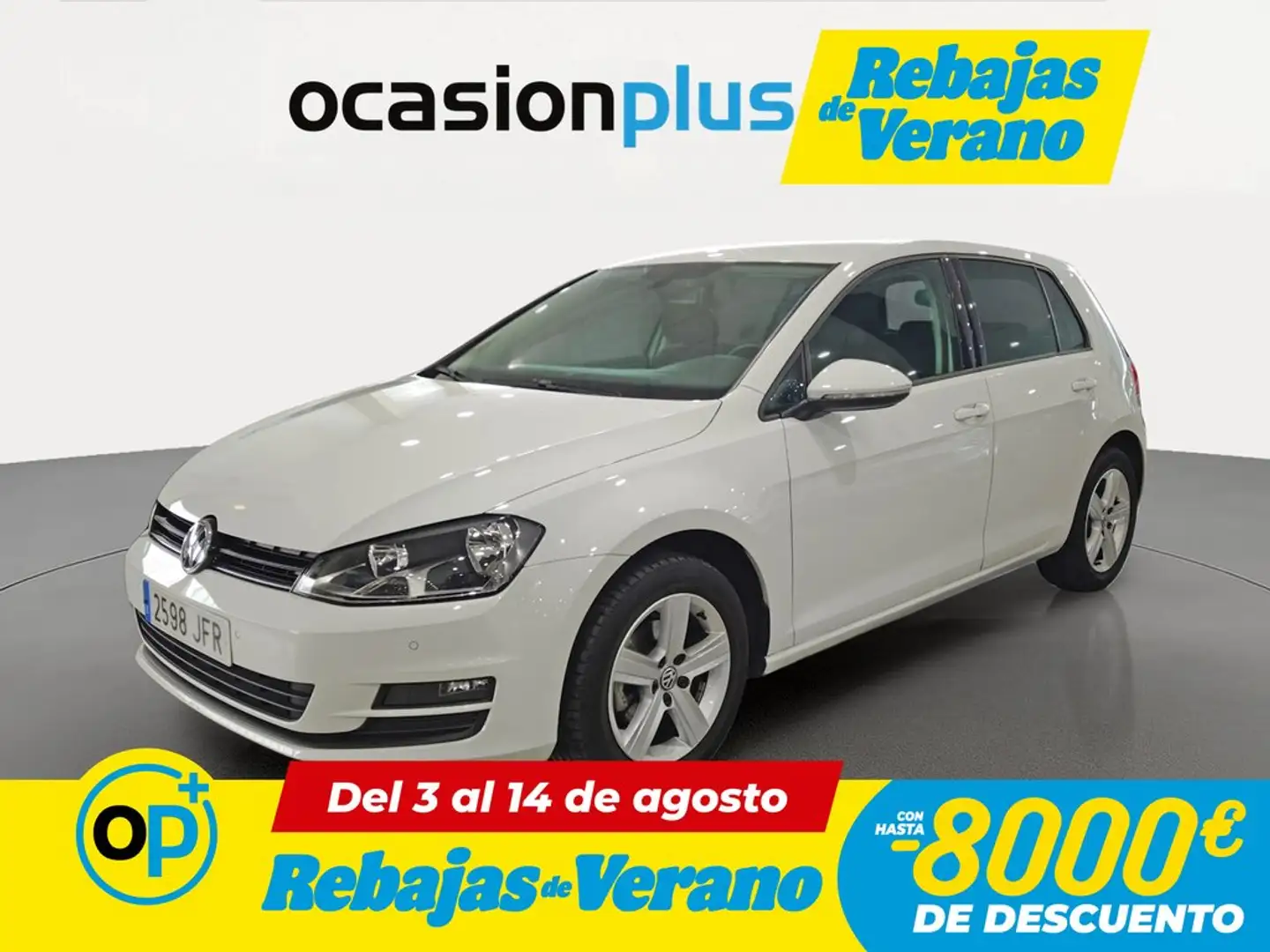 Volkswagen Golf 1.6TDI CR BMT Advance 105 Blanco - 1