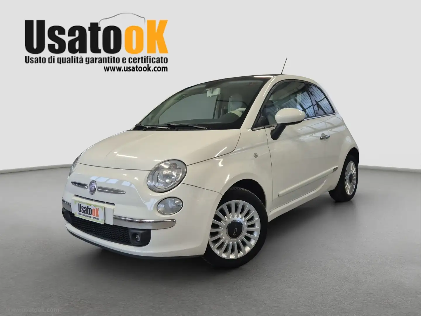 Fiat 500 1.3 MJT 95 CV Lounge ADATTA ANCHE A NEOPATENTATI Bianco - 1