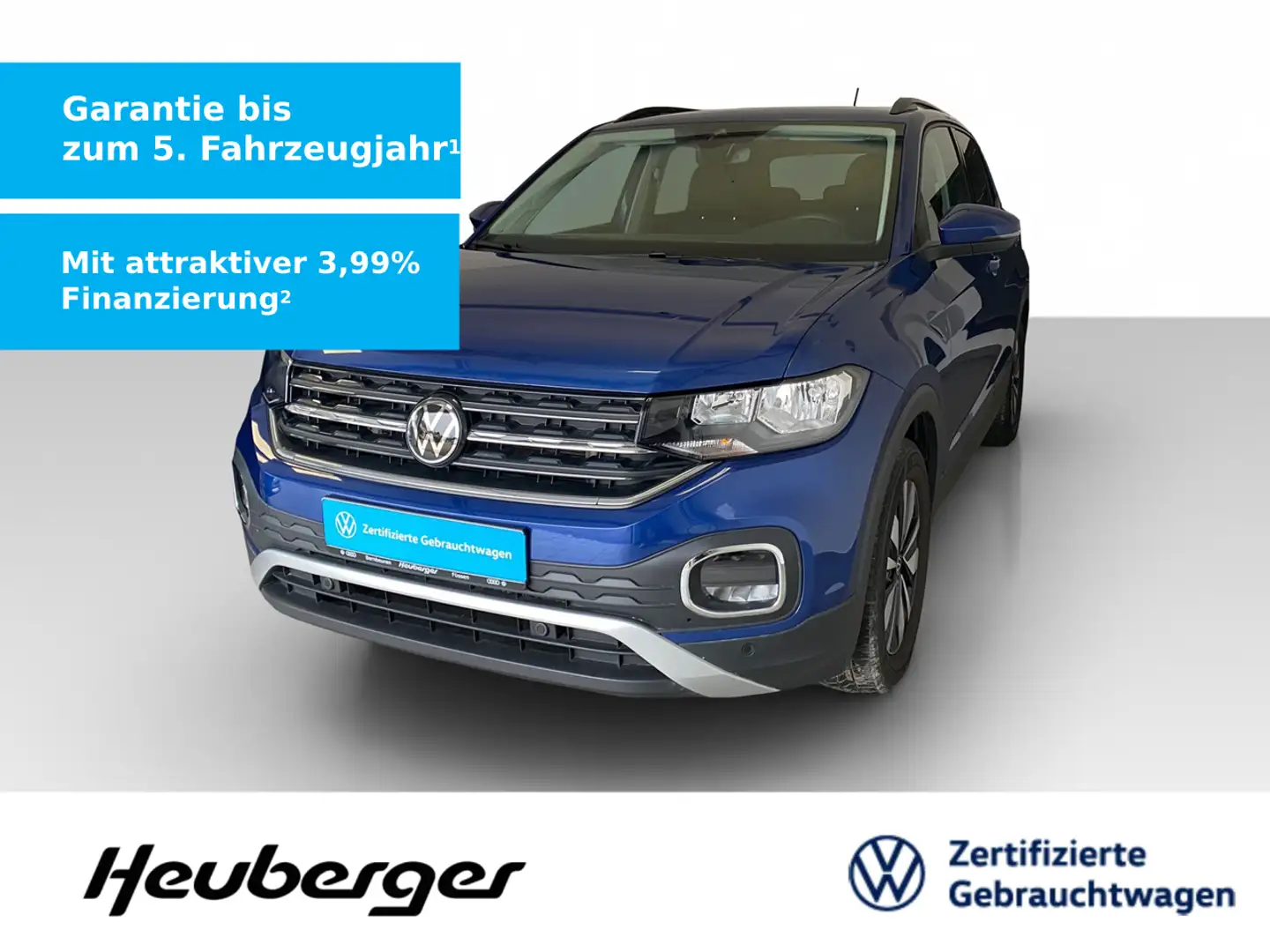 Volkswagen T-Cross 1.0 TSI Move, Navi, ACC, SHZ, PDC Azul - 1