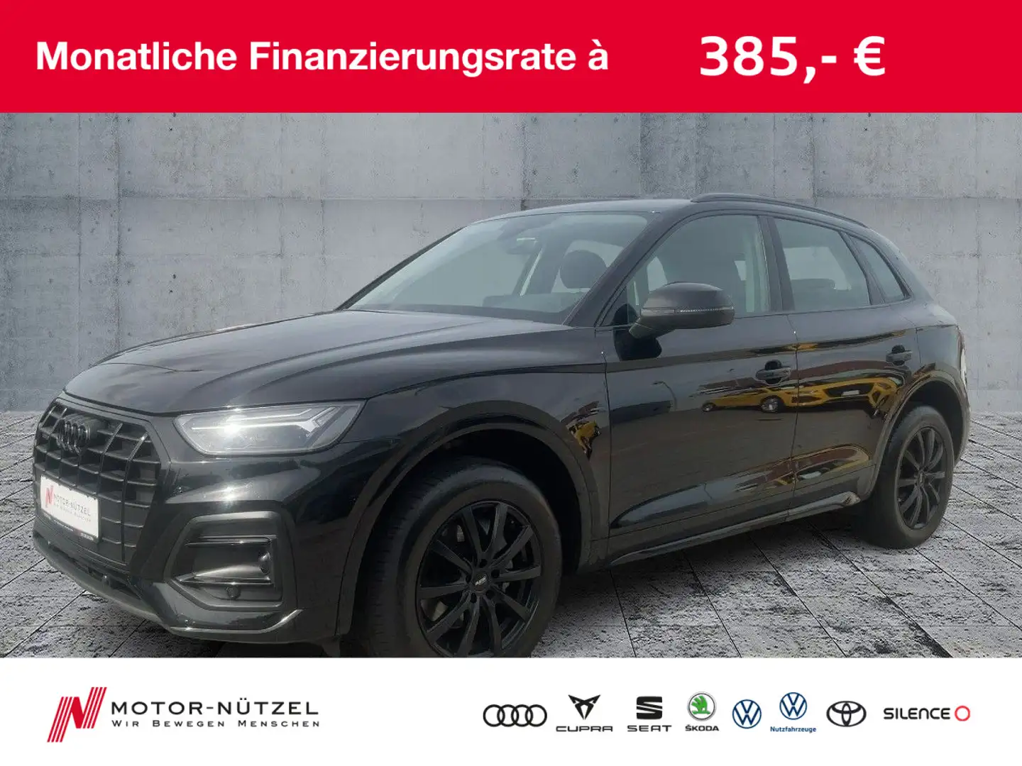 Audi Q5 40 TDI QU ADVANCED LED+NAVI+PDC+GRA+AHK+18"LM Zwart - 1