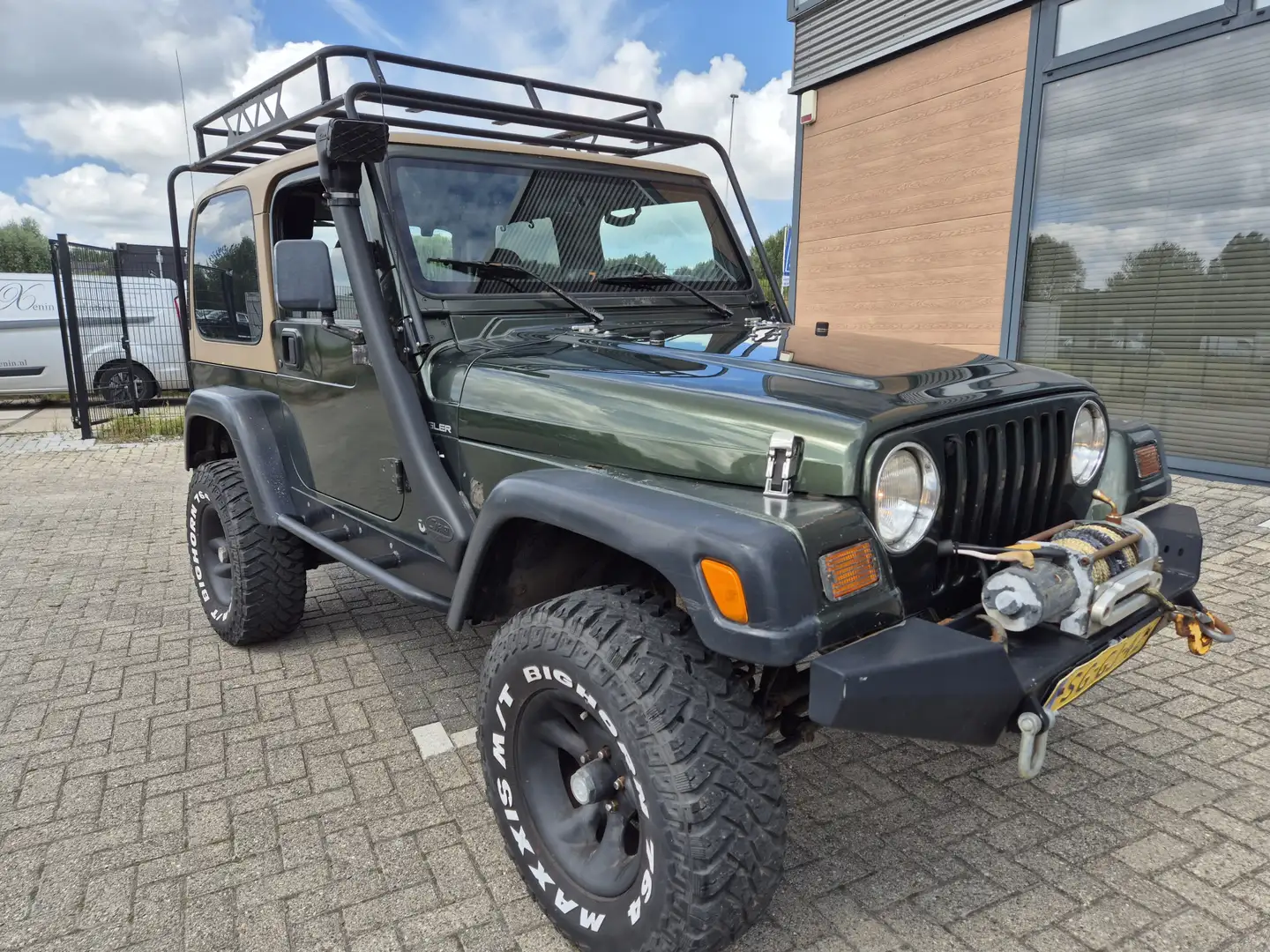 Jeep Wrangler 4.0i sahara Hardtop zeer goede auto nieuwe apk vee Zöld - 1
