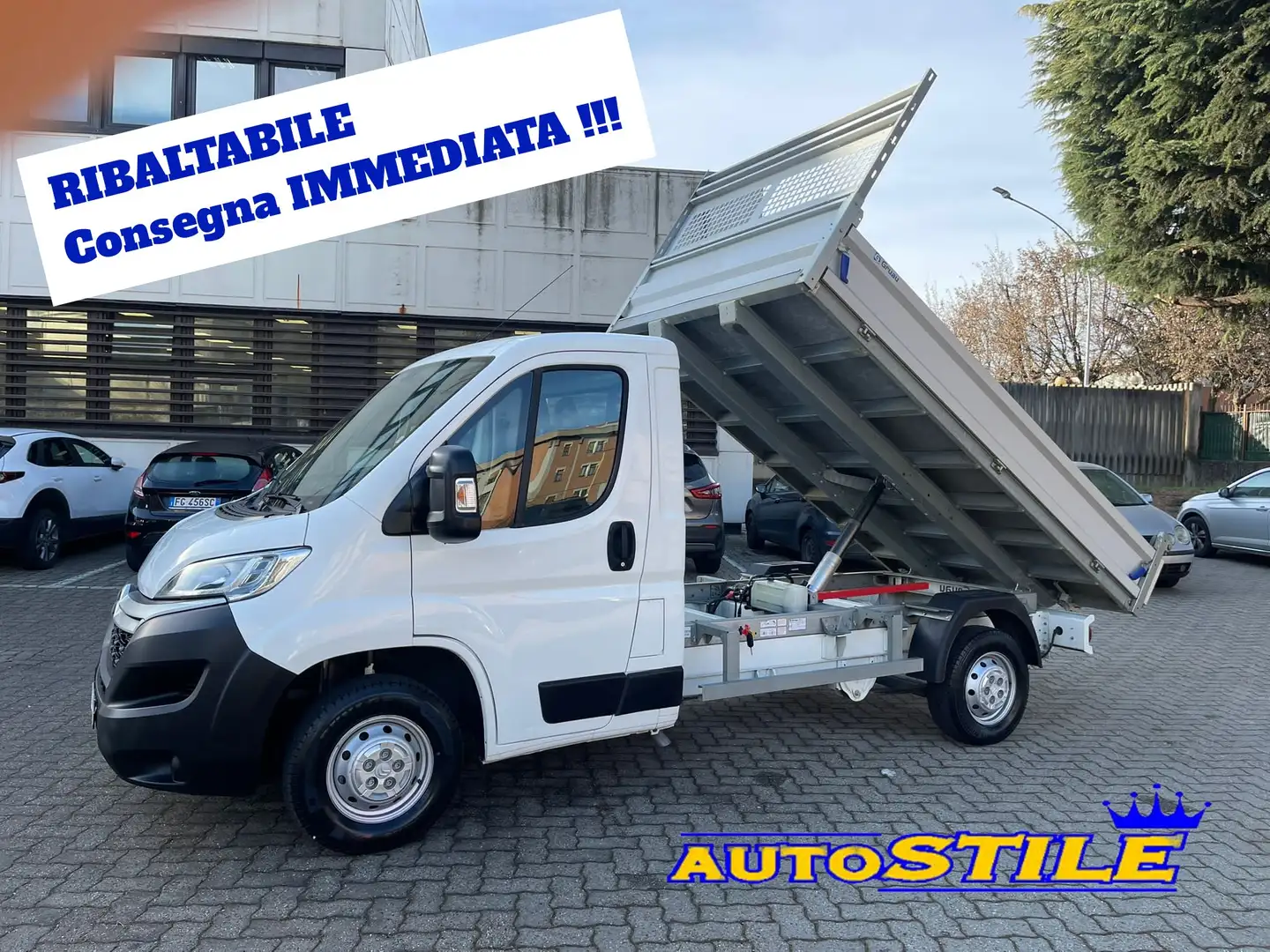 Fiat Ducato JUMPER HDI 130CV  *** CASSONE RIBALTABILE Bianco - 1