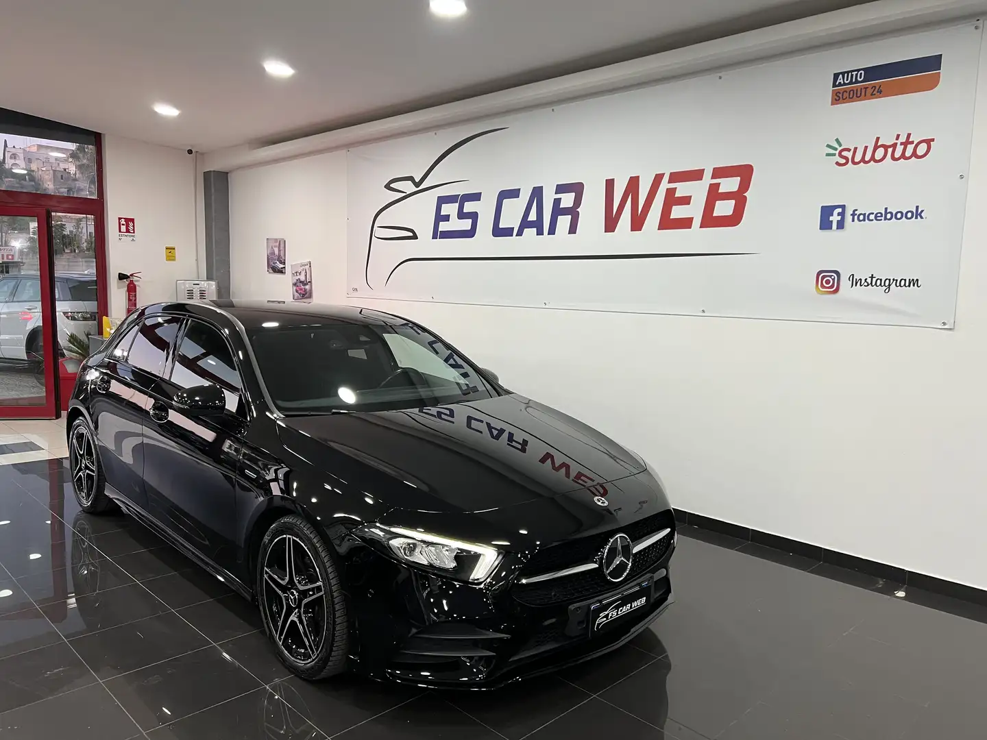Mercedes-Benz A 200 d Premium AMG Night edition auto 150 cv Nero - 1