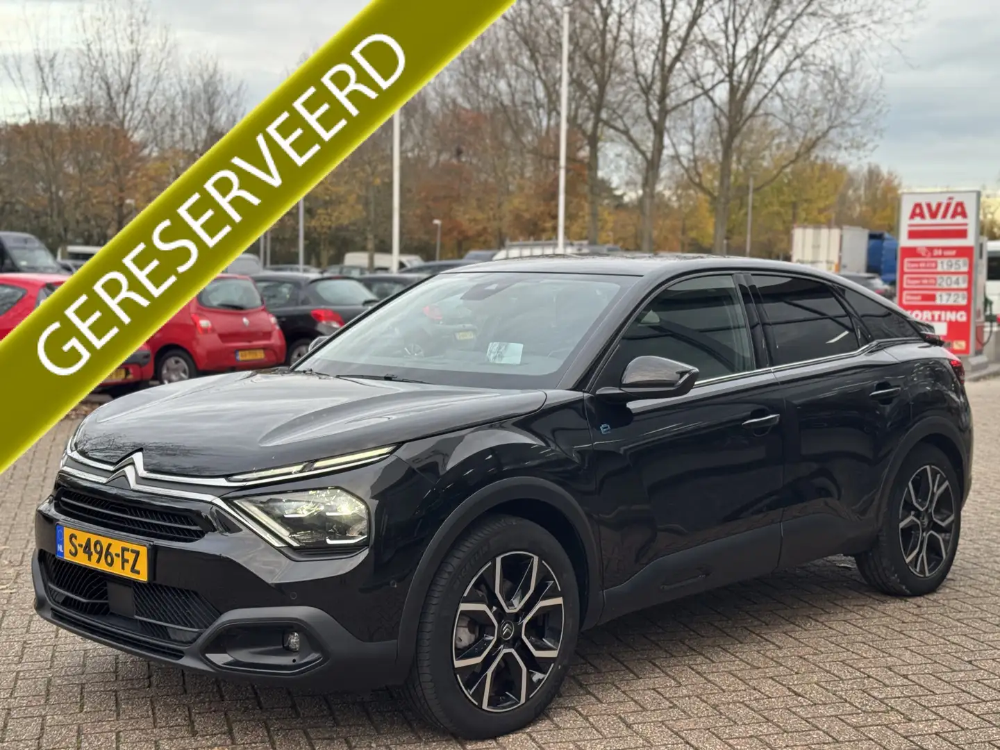 Citroen E-C4 Electric Shine 50 kWh Trekhaak|Leder|Full options ! Noir - 1