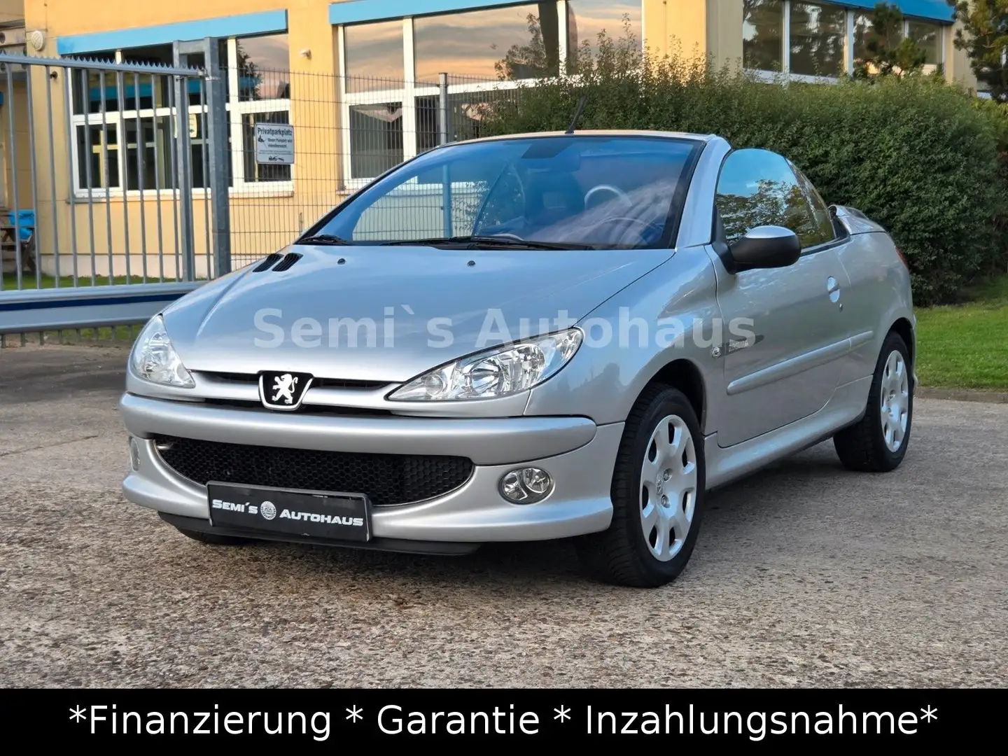 Peugeot 206 Cabriolet CC Quiksilver|TÜV-Neu Argintiu - 1