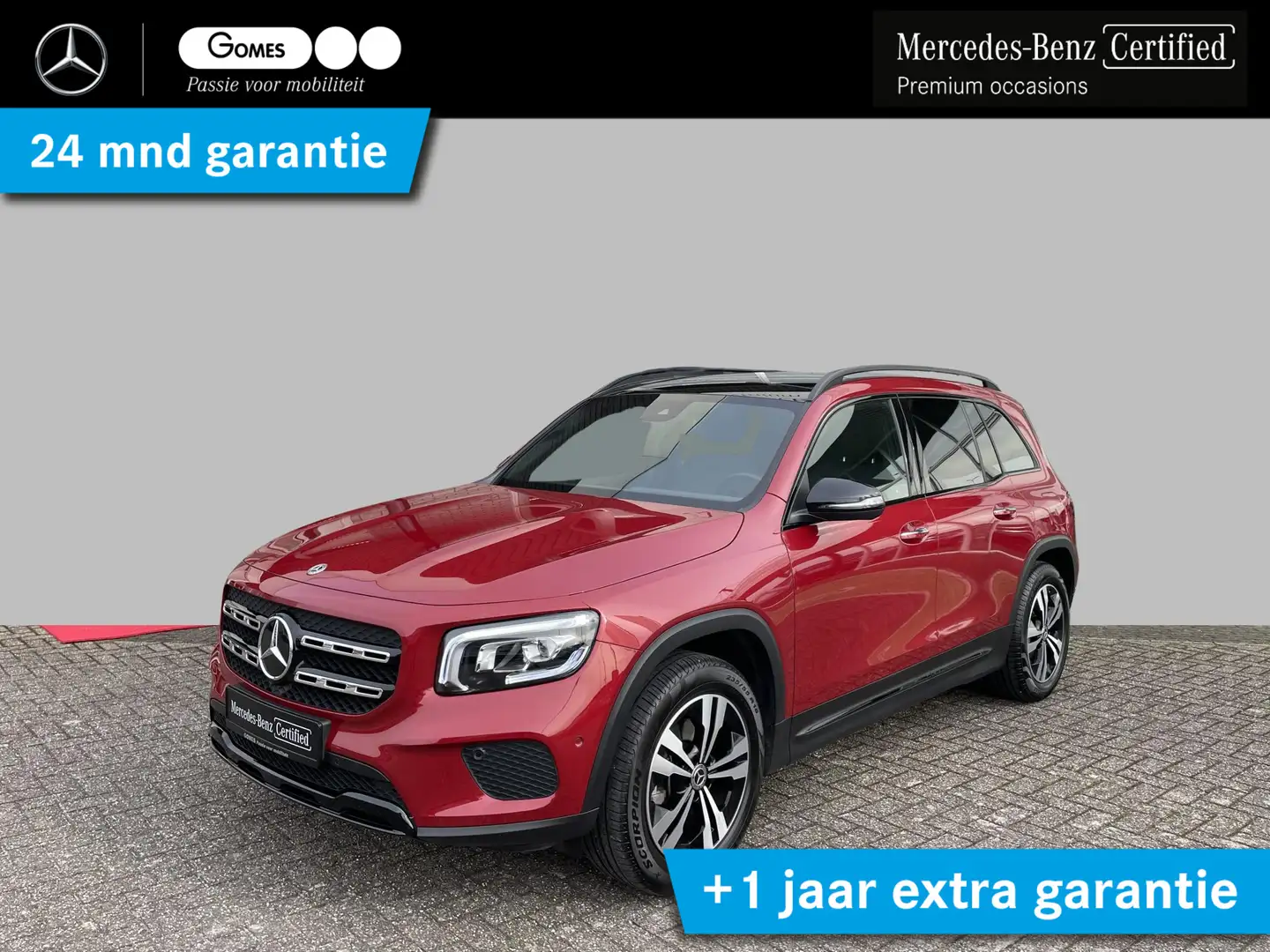 Mercedes-Benz GLB 180 Luxury Line | Premium | Nightpakket | Panoramadak Rot - 1