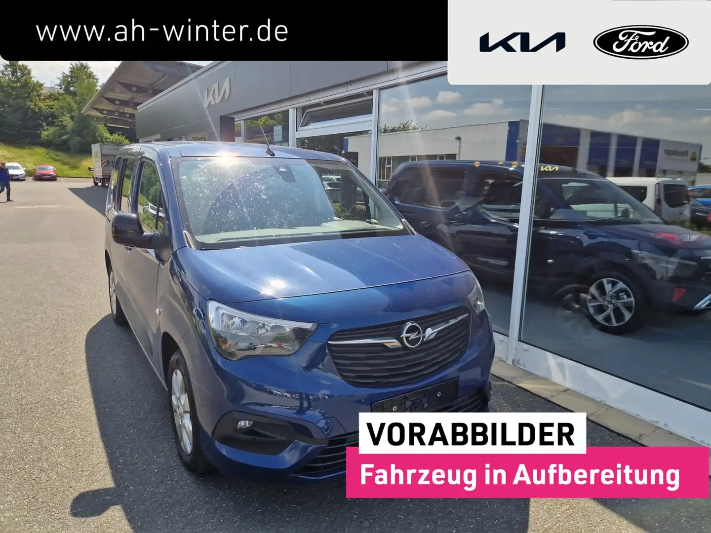 Opel Combo Life E 1,5 D Elegance Standhzg AHK SHZ Navi Kamera Bleu - 1