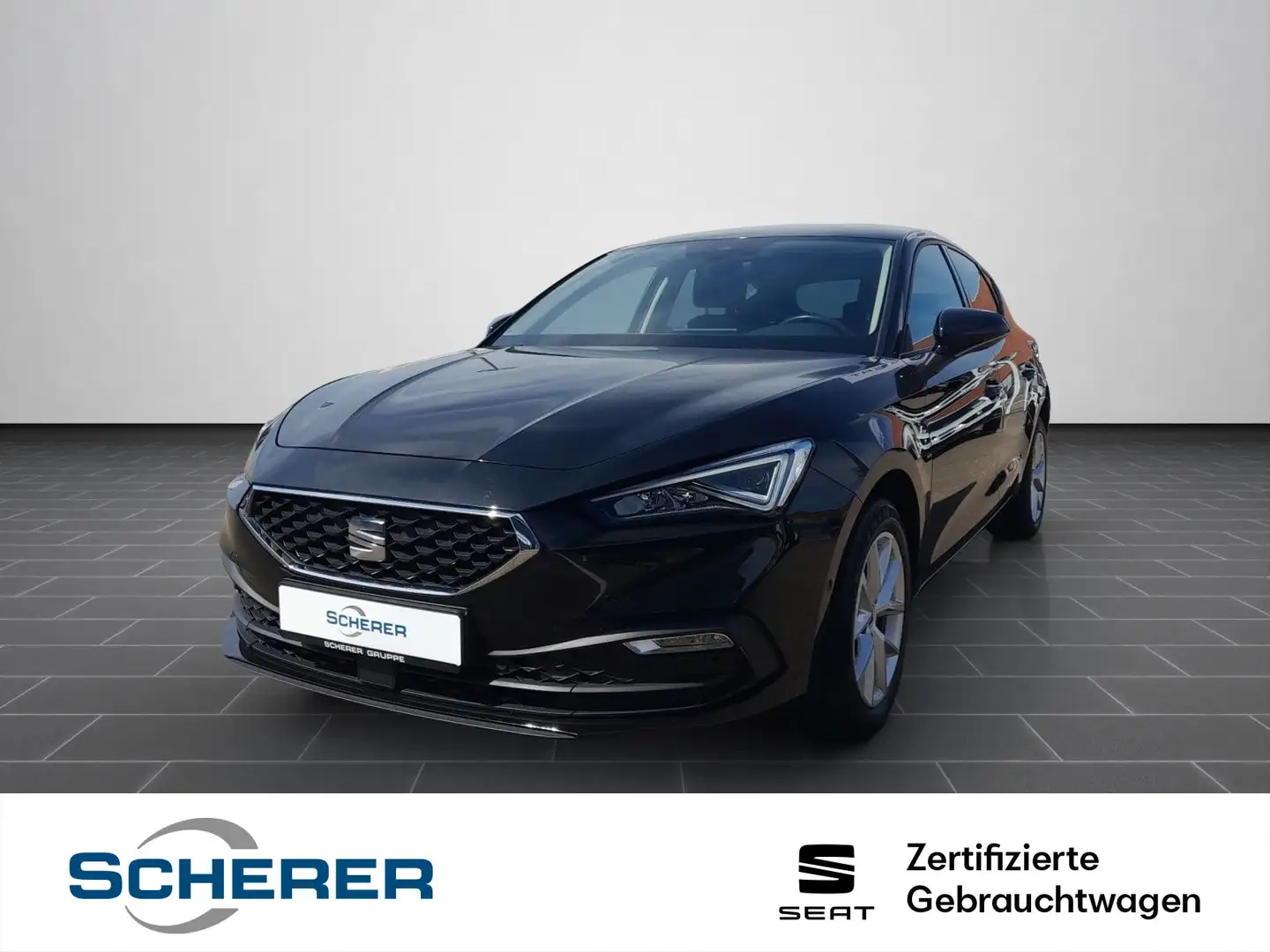 SEAT Leon Style 1.5 TSI Navi SHZ Voll-LED FAP M PDC Schwarz - 1