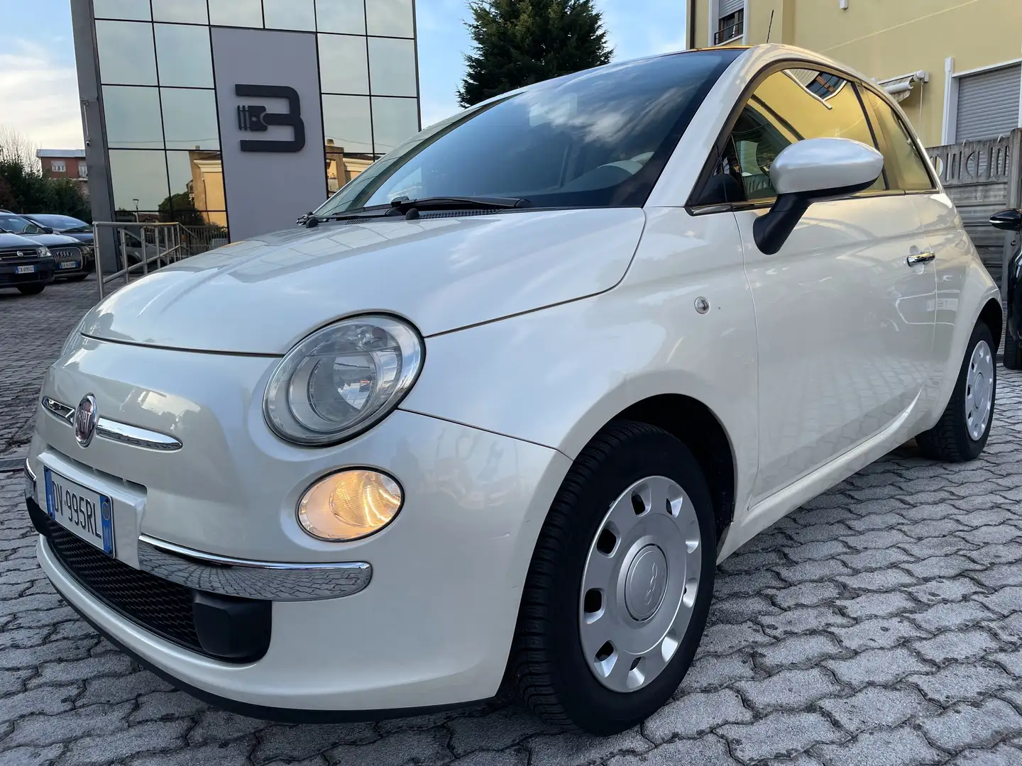 Fiat 500 1.2 Lounge 69cv PERLA+TETTO APRIBILE NEOPATENTATI Fehér - 1