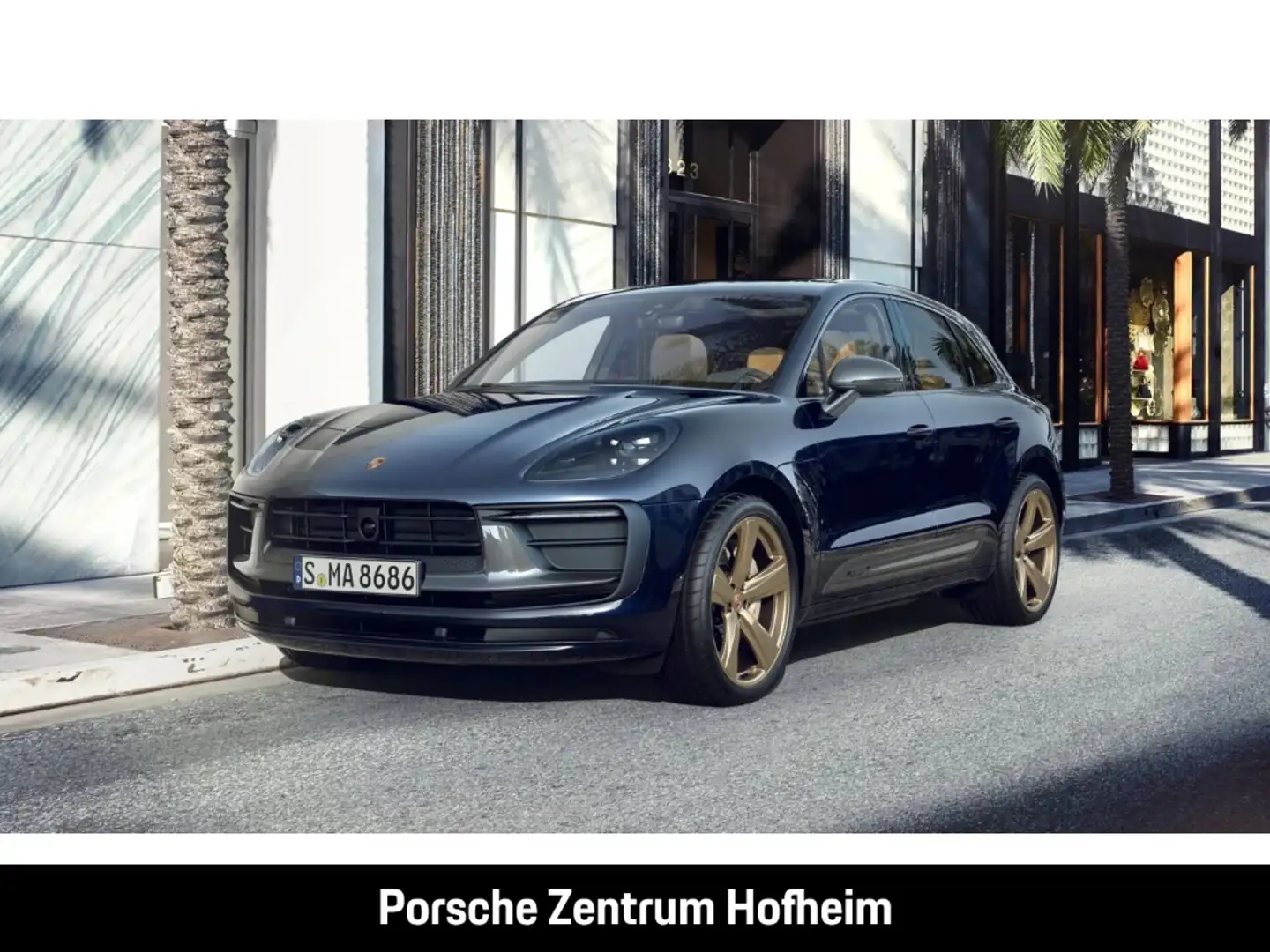 Porsche Macan T Sportabgas Standheizung Surround-View Blau - 1