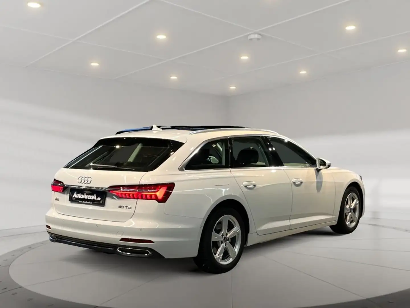 Audi A6 40 Avant TDI  Fahrassist+Pano+SHD+Cam+LED+AUT Weiß - 2