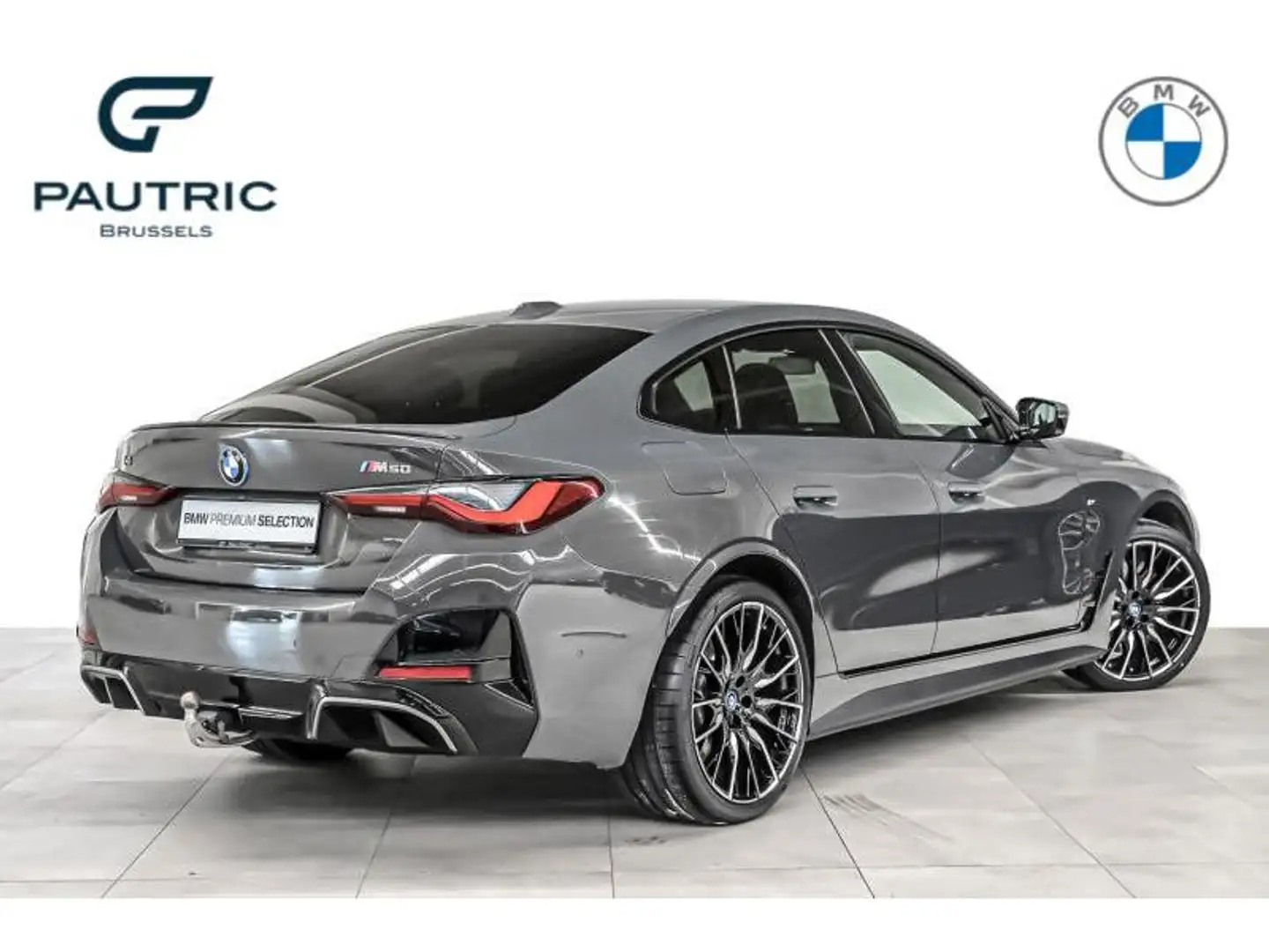 BMW i4 M50 - 2 ans/jaar garantie NEW PRICE: 91.914€ Gris - 2