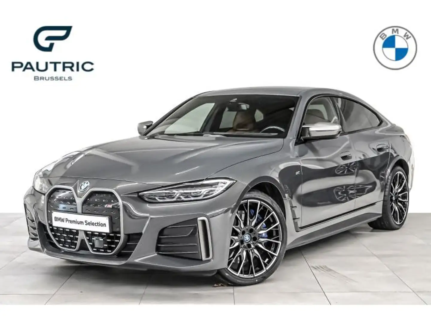 BMW i4 M50 - 2 ans/jaar garantie NEW PRICE: 91.914€ Gris - 1