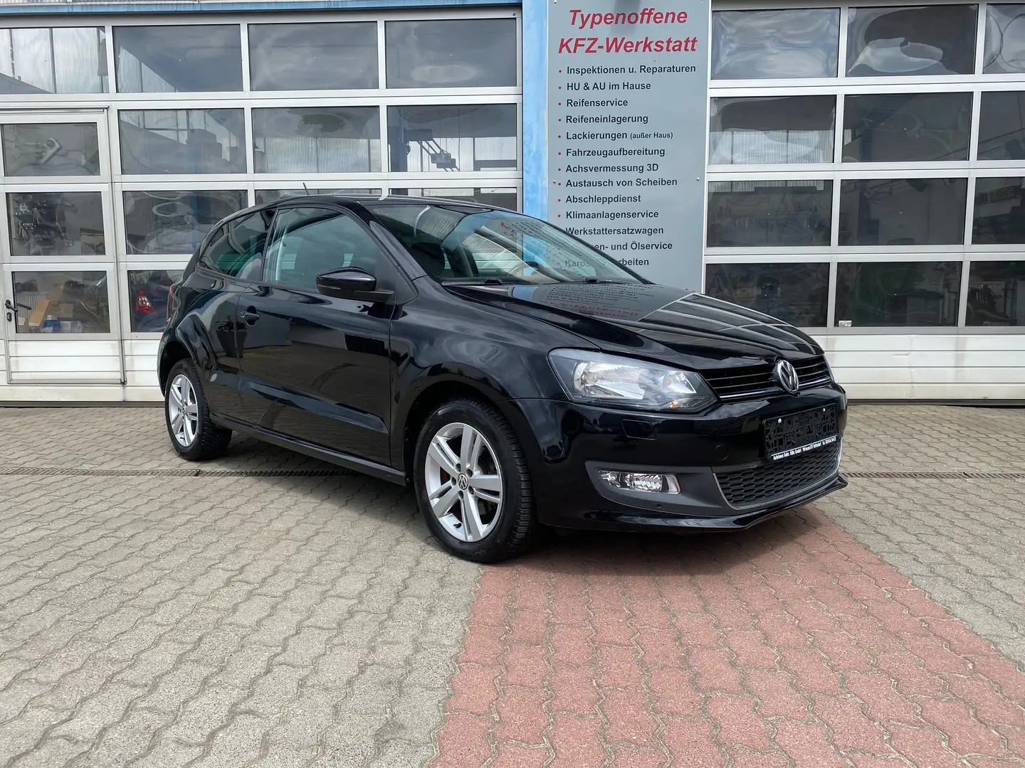 Volkswagen Polo 1.2 , Sitzheizung, Tempomat, HU/AU neu Schwarz - 2