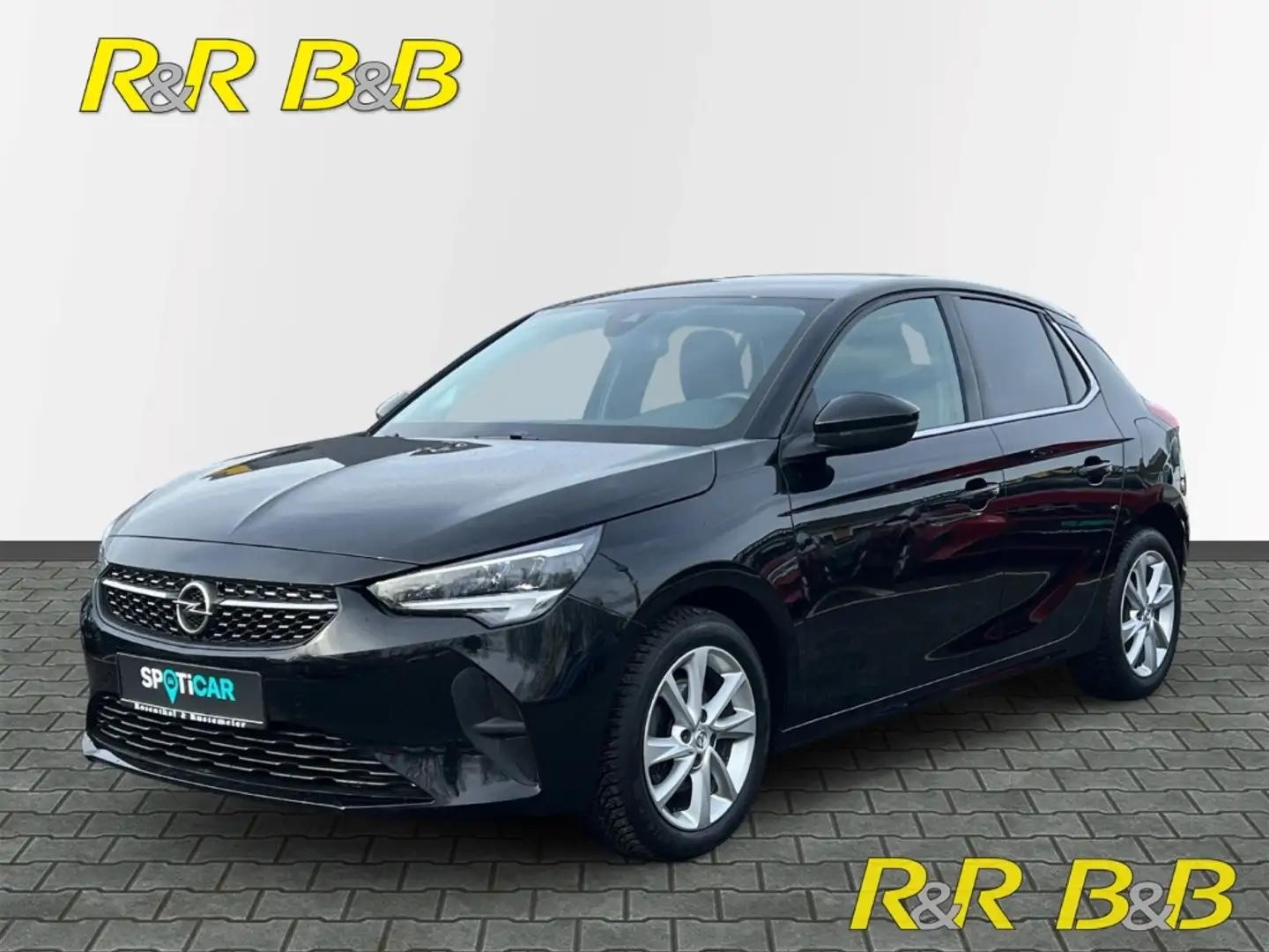 Opel Corsa F Elegance 1.2 Turbo Navi+SHZ+PDC+CARPLAY+R-KAMERA Schwarz - 1
