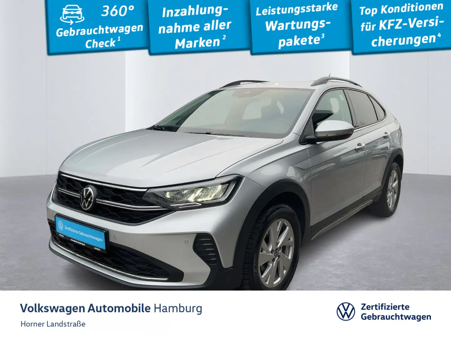 Volkswagen Taigo Life 1.0 TSI DSG Sitzheizung Einparkhilfe Silber - 1