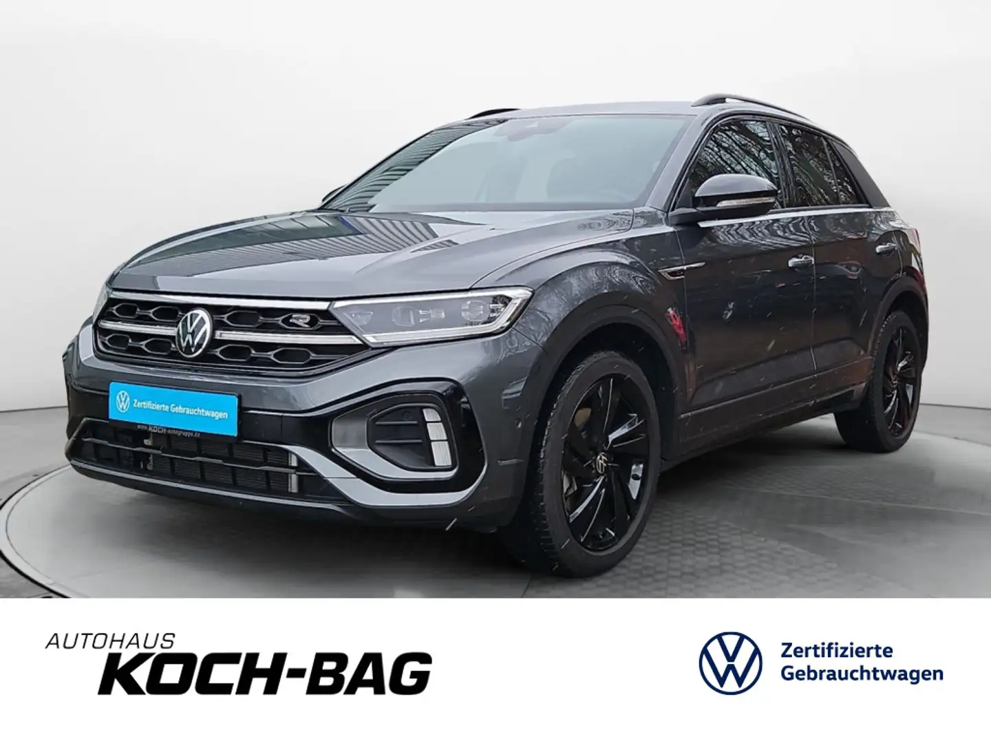 Volkswagen T-Roc 2.0TDI R-Line DSG LED Navi AHK Grau - 1