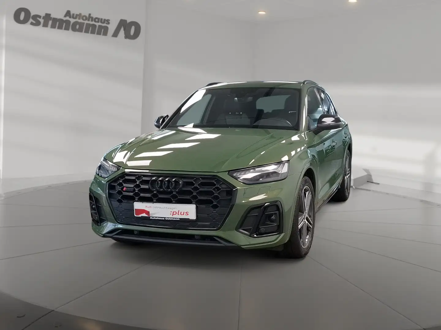 Audi SQ5 3.0 TDI quattro Matrix AHK RFK SHZ Navi Grün - 2