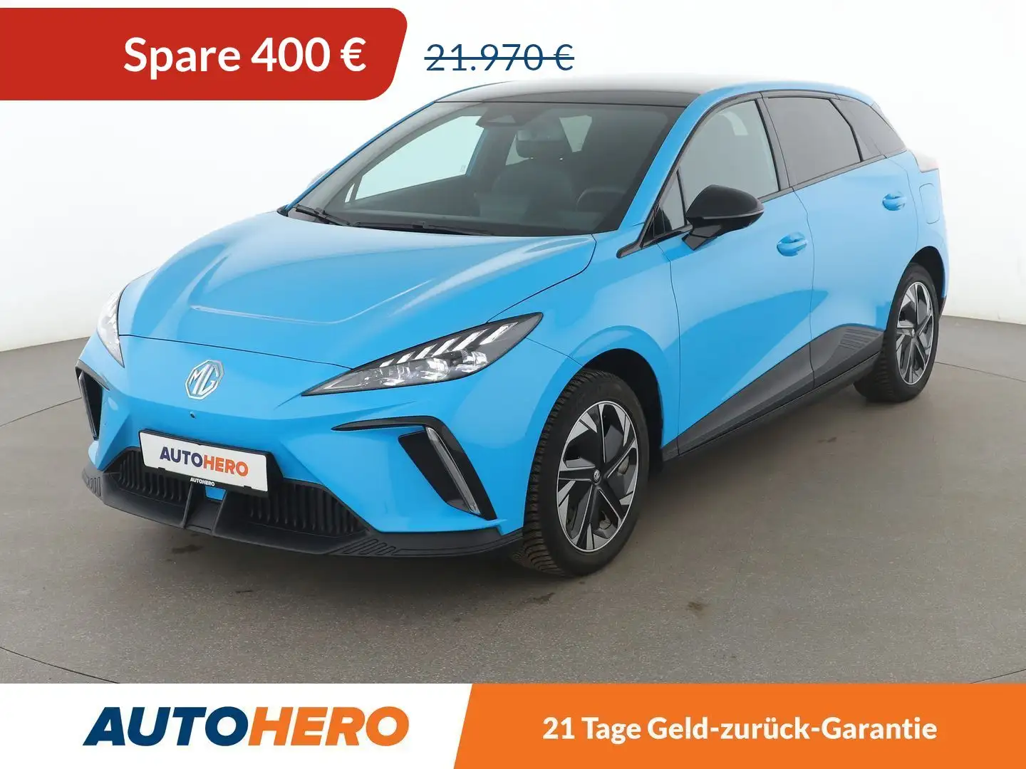 MG MG4 electric drive 150 kW Comfort Aut.*NAVI*LED*ACC* Bleu - 1