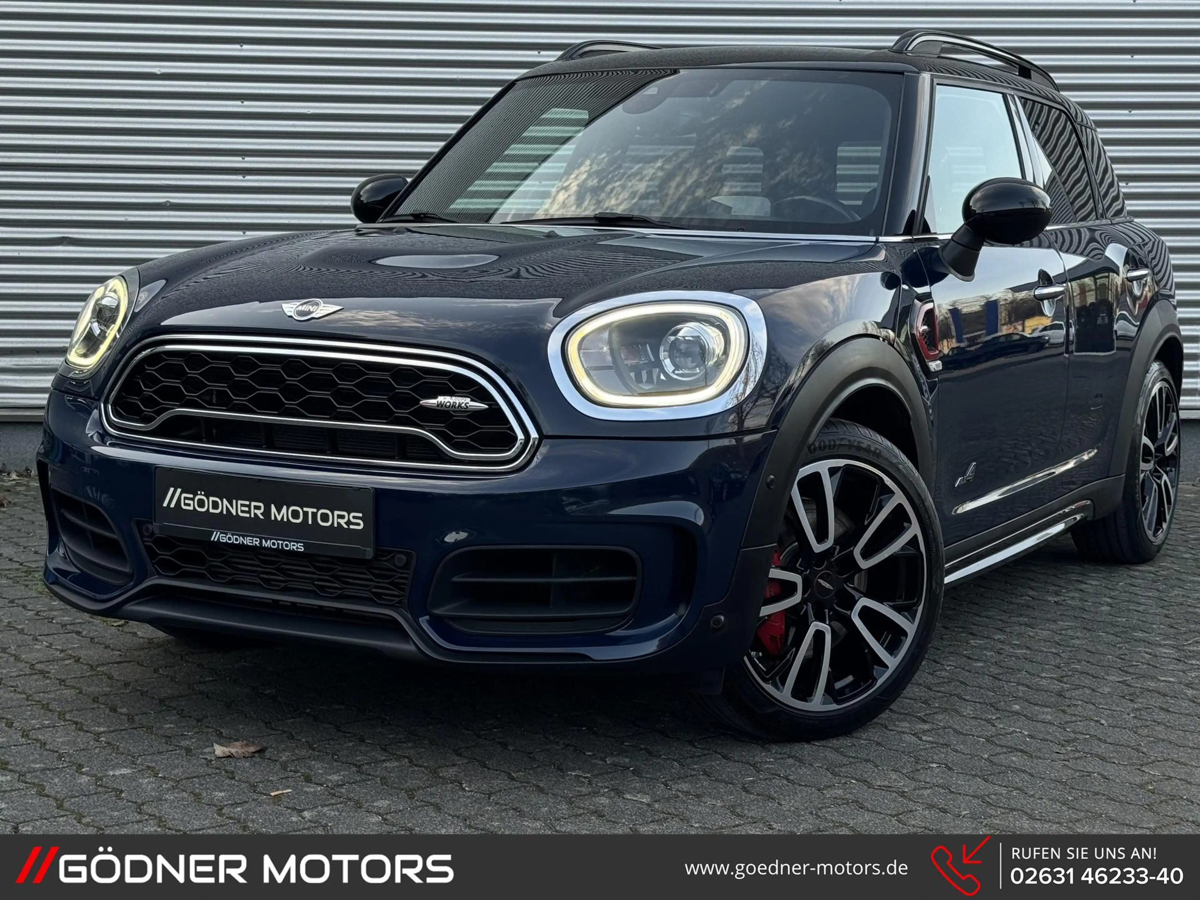 MINI John Cooper Works Countryman ALL4/ACC/KEYLESS/LED/KAMERA/HUD/H&K/LEDER/ALLRA...