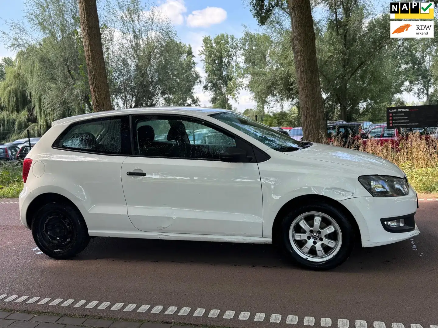Volkswagen Polo 1.2 TDI Trendline AIRCO!3D!KOOPJE! Wit - 1