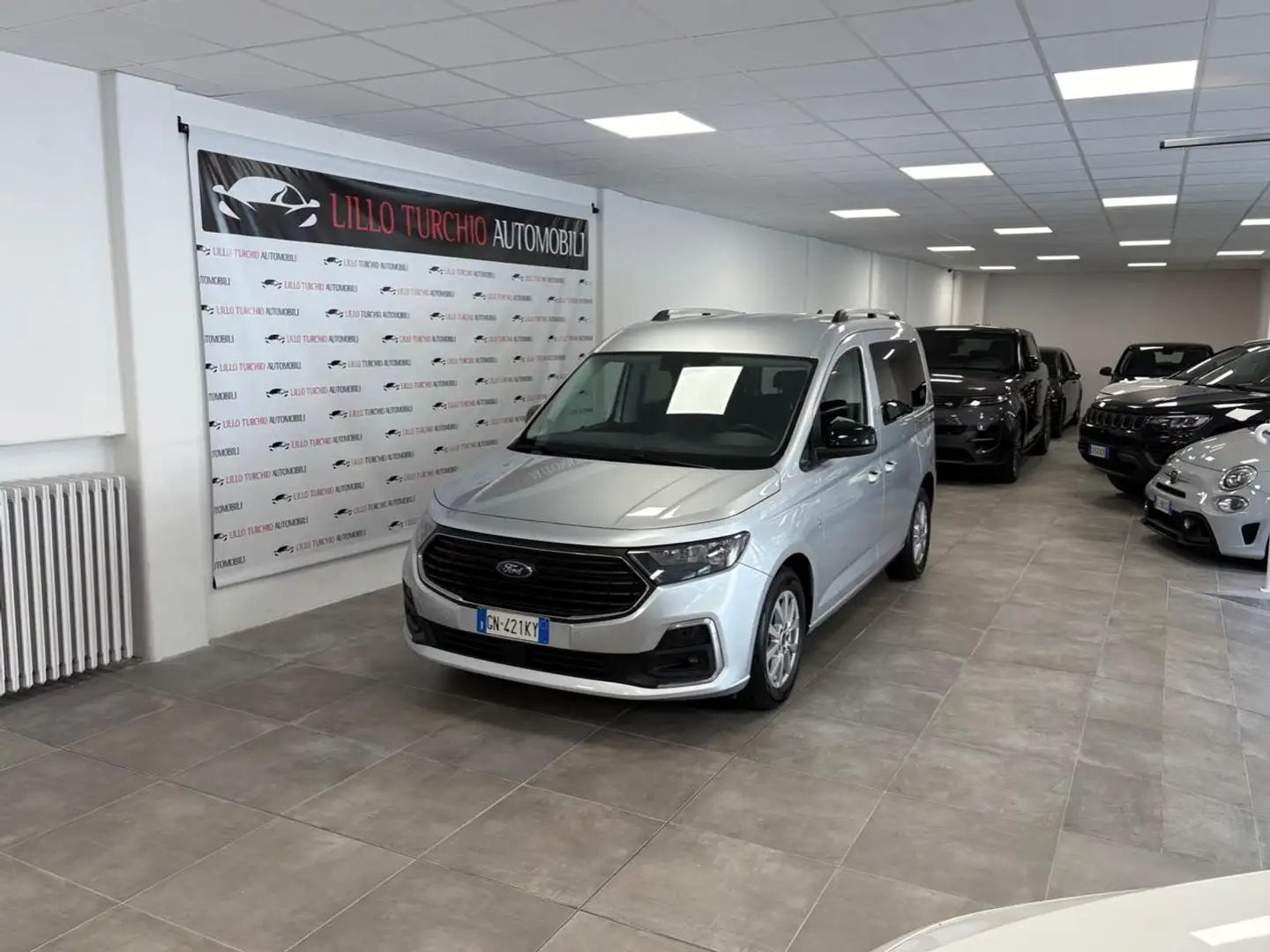 Ford Tourneo Connect 2.0 EcoBlue 122 CV Titanium 7 POSTI IVA ESPOSTA Grigio - 1
