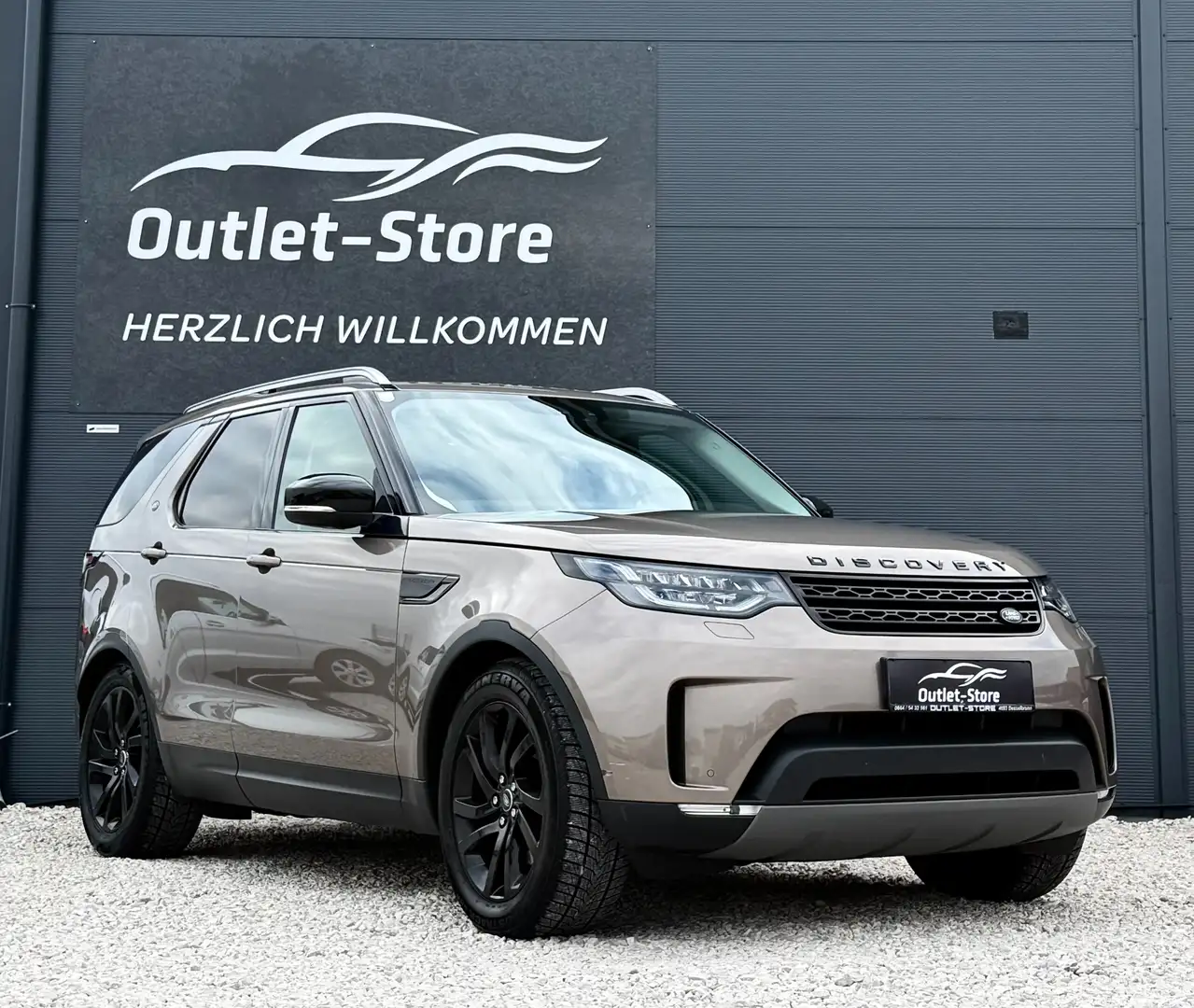 Land Rover Discovery 5 SD4 HSE*1.Besitz*R-Kamera*Meridian*Luft*Navi* Braun - 1