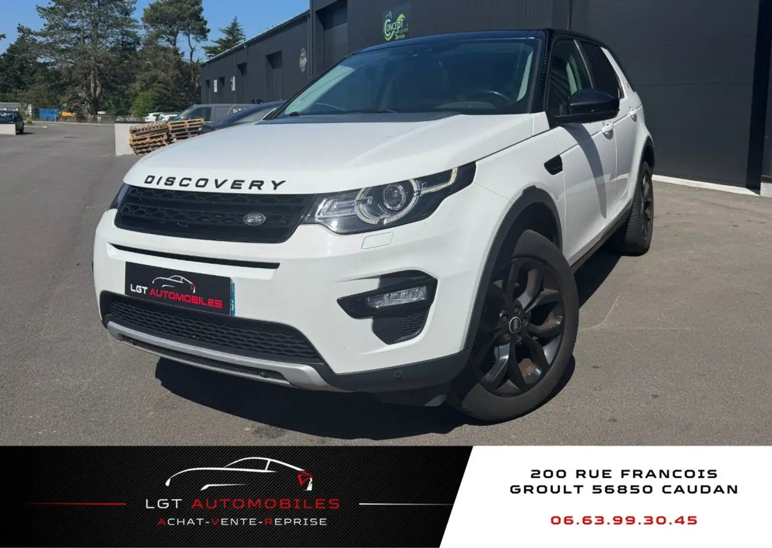Land Rover Discovery 2.2 4X4 HSE TD4 Blanc - 1