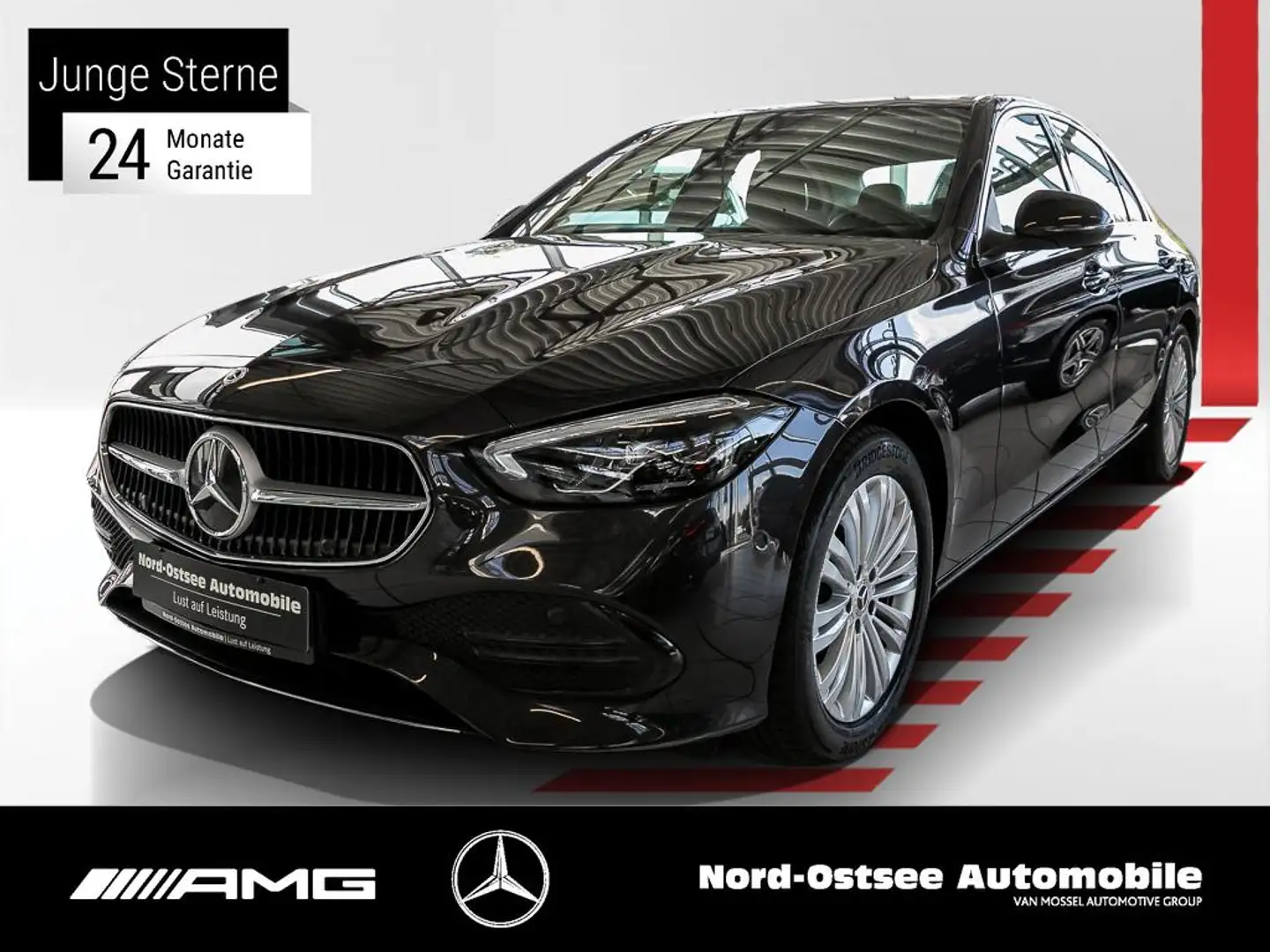 Mercedes-Benz C 200 d AVANTGARDE ADV PANO LED KAMERA SHZ Grijs - 1