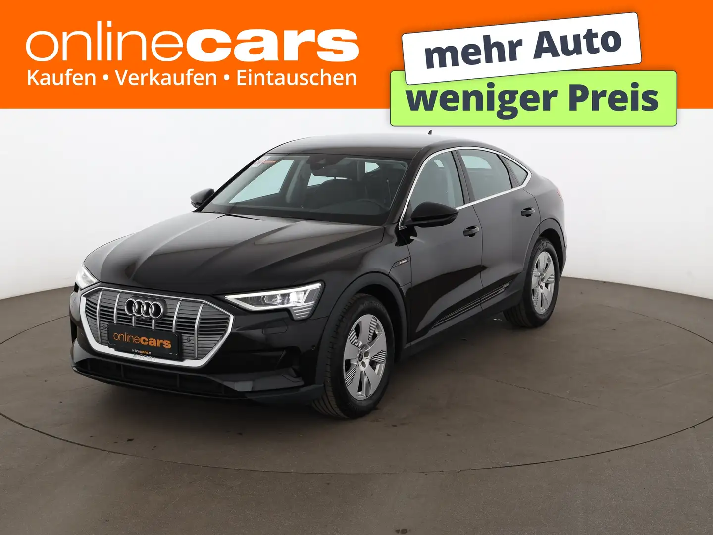 Audi e-tron SB 55 quattro 95kWh Aut LED 360-CAM LEDER Schwarz - 1