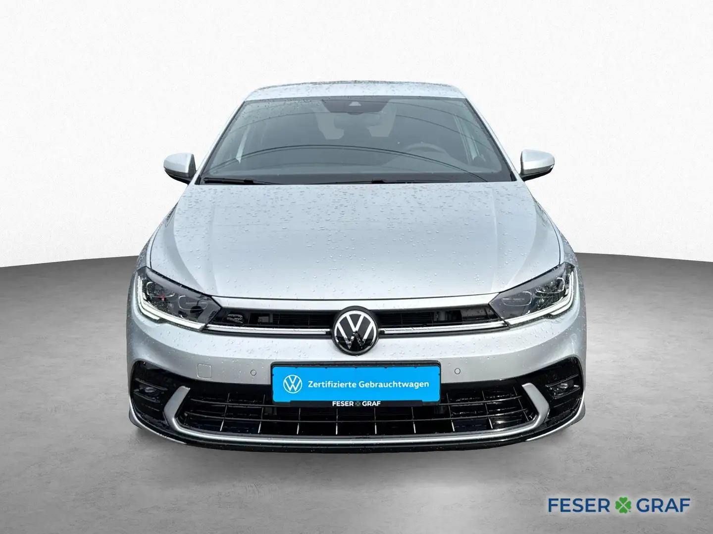 Volkswagen Polo 1.0 TSI DSG R-LINE LED NAVI KAM APP ACC Silber - 2