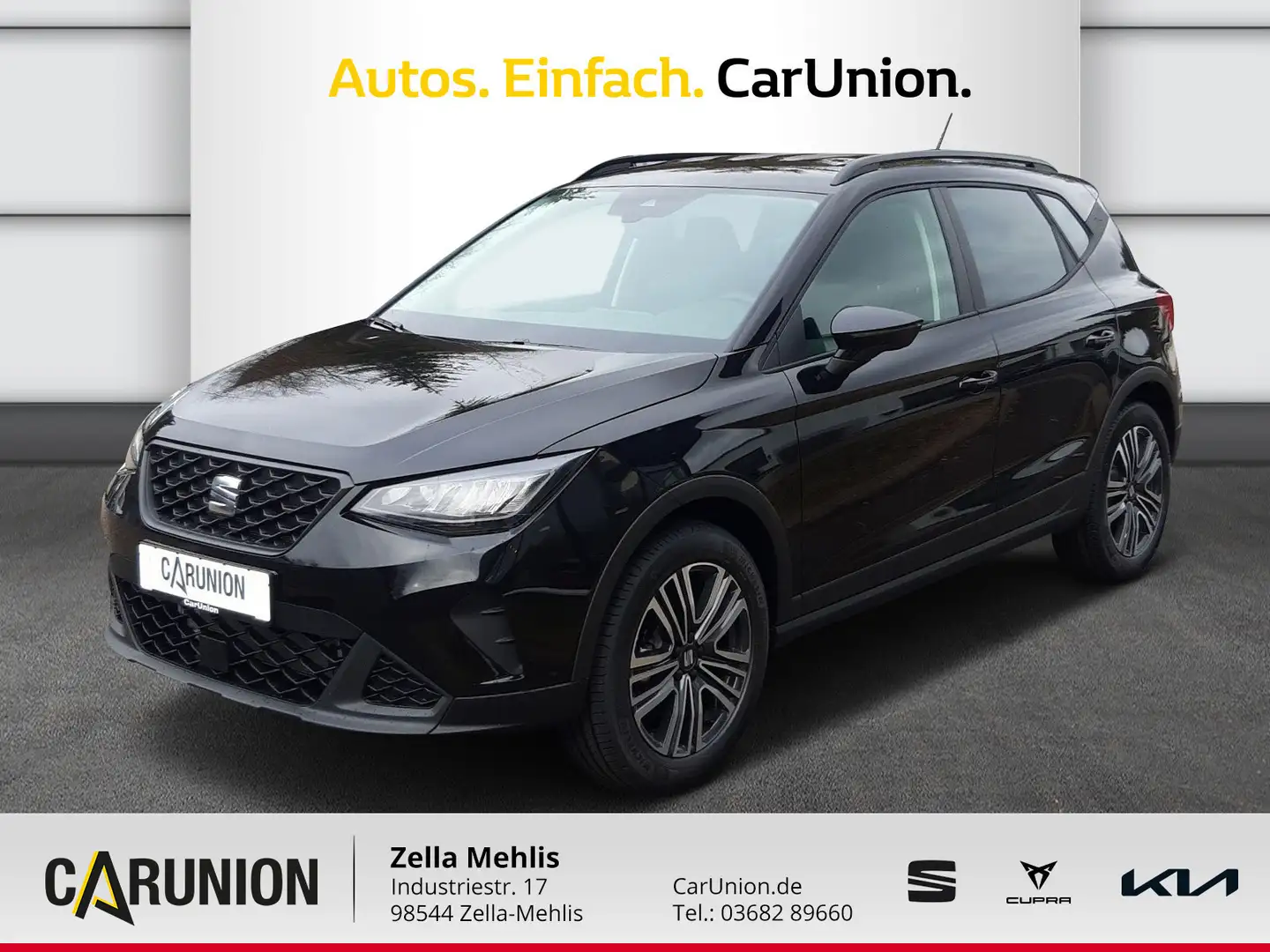 SEAT Arona Style Ed. 1.0TSI 110 PS DSG* Alcantara Schwarz - 1