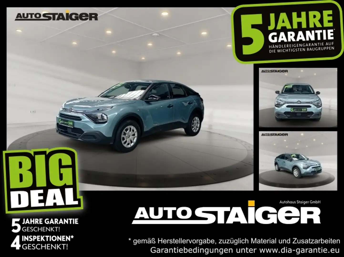 Citroen C4 Live Pack 100 *günstige Familienlimousine* Blu/Azzurro - 1