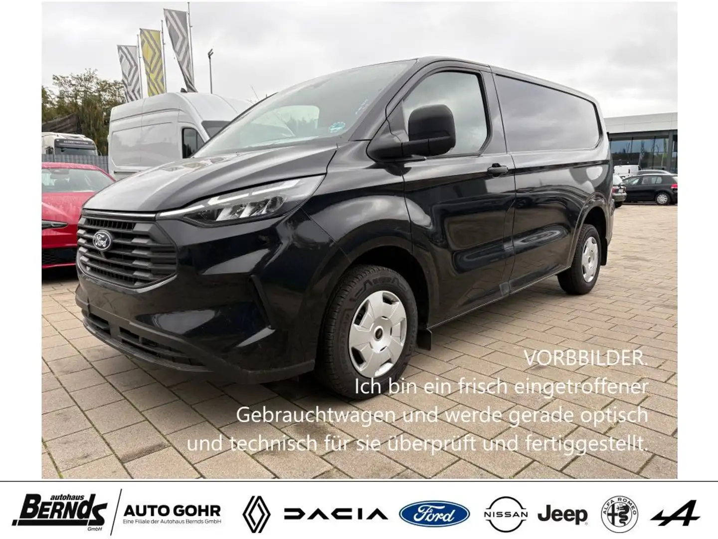 Ford Transit Custom 320 L1H1 LKW VA Trend Laderaumschutz-Paket KLIMA Schwarz - 1