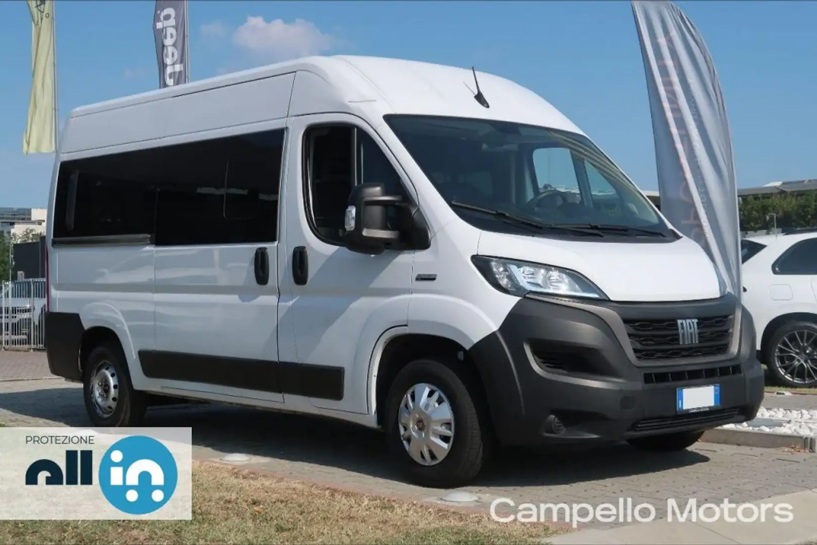 Fiat Ducato Ducato 33 MH2 2.2 Mjt 140cv Combinato 9p E6D Bianco - 1