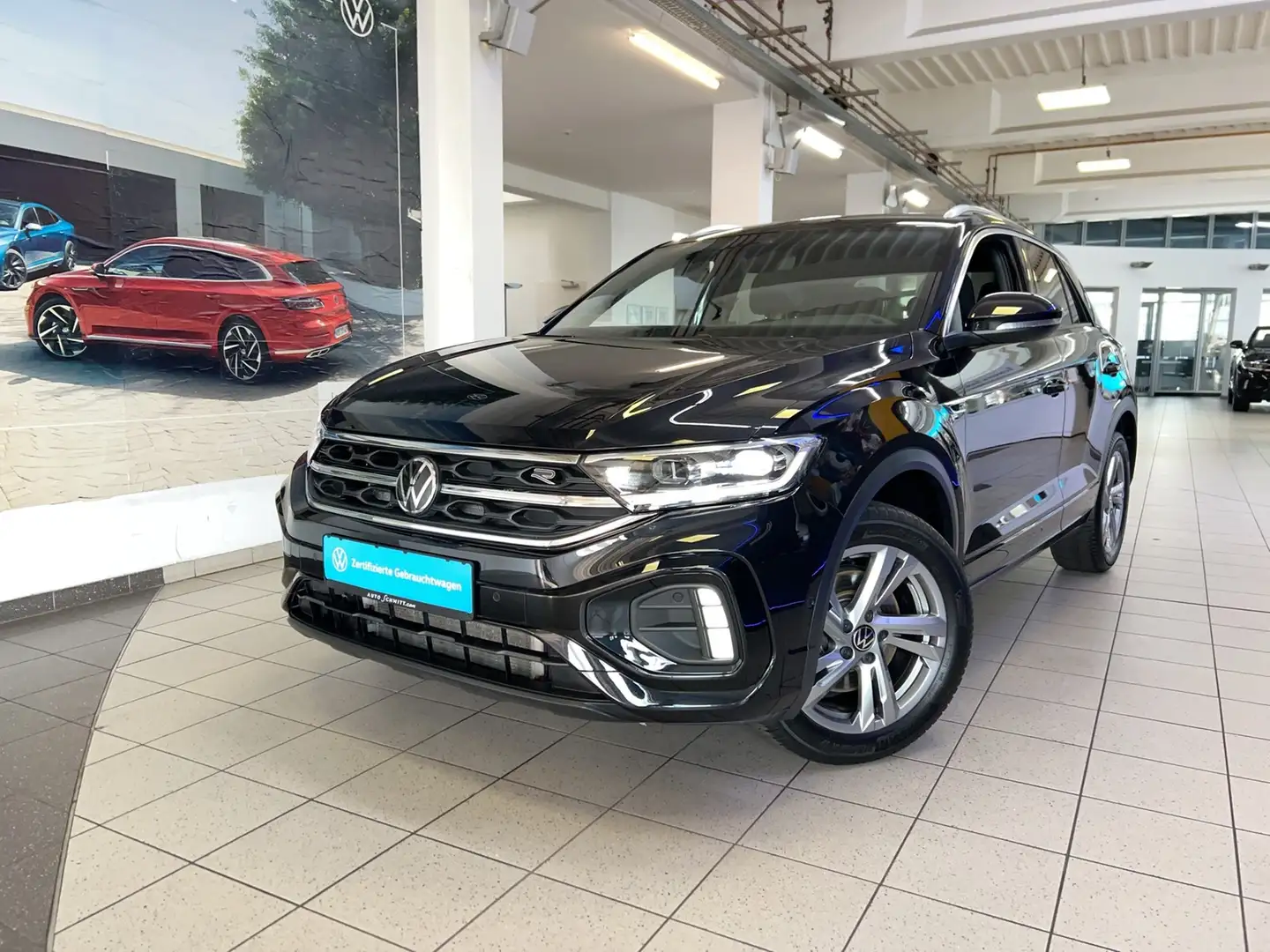 Volkswagen T-Roc R-Line 2.0 TDI DSG LED+NAVI+KAMERA+SITZHZG Schwarz - 1