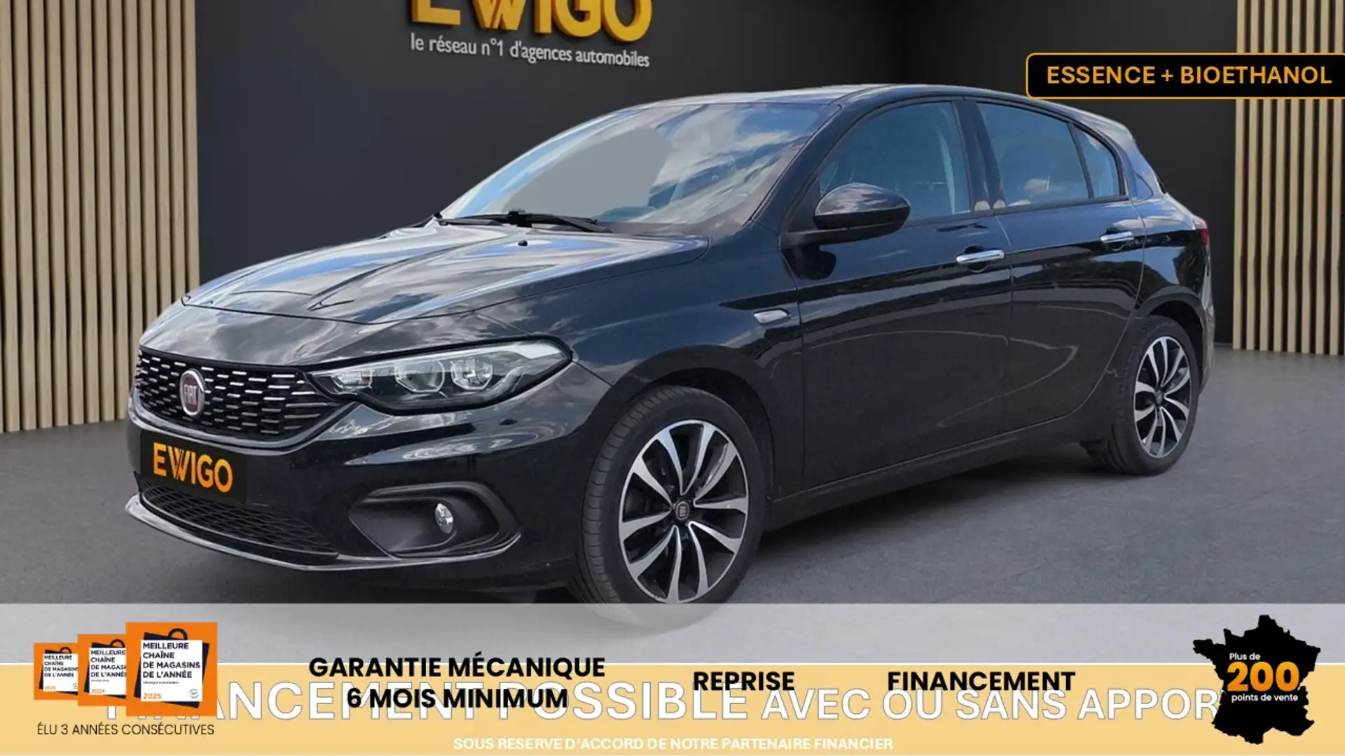 Fiat Tipo II 1.4 95ch 5CV BUSINESS ESSENCE-BIOETHANOL - DISTRIBUTION NEUVE - 1