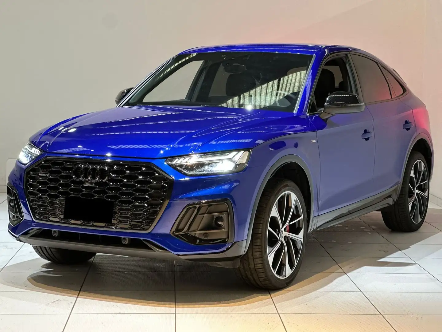 Audi Q5 SPB 40 TDI quattro S tronic S line plus Blauw - 1