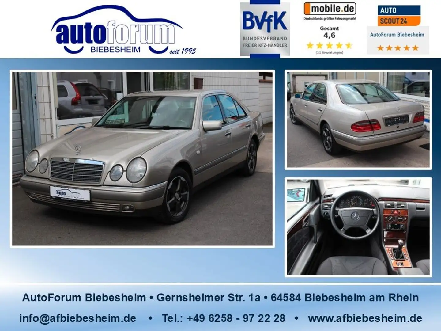Mercedes-Benz E 220 CDI Elegance Klimaanlage*TÜV/AU neu Grey - 1