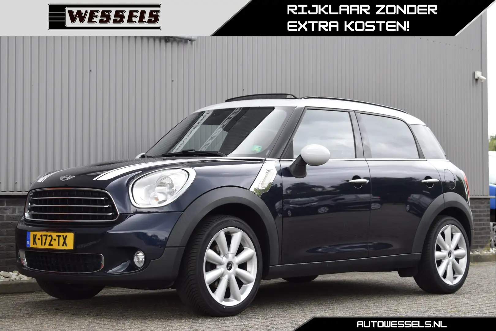 MINI Cooper Countryman Mini 1.6 Panoramadak, Stoelverwarming, Cruise cont Kék - 1