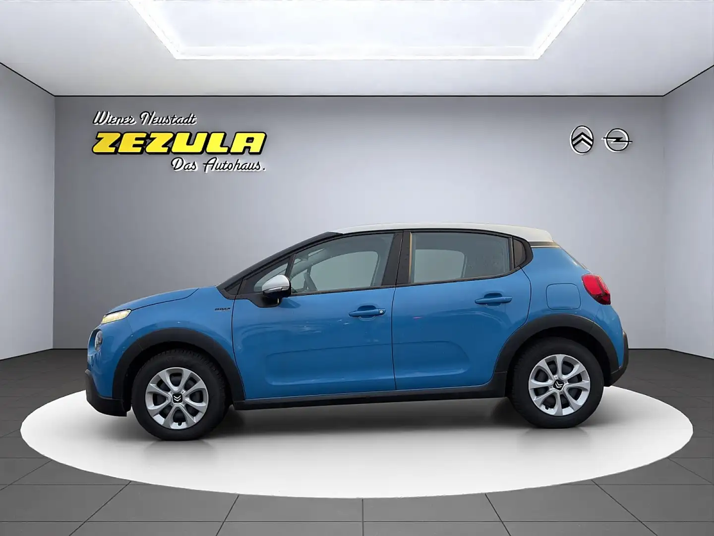 Citroen C3 BlueHDi 100 S&S 6-Gang-Manuell Feel Blau - 2