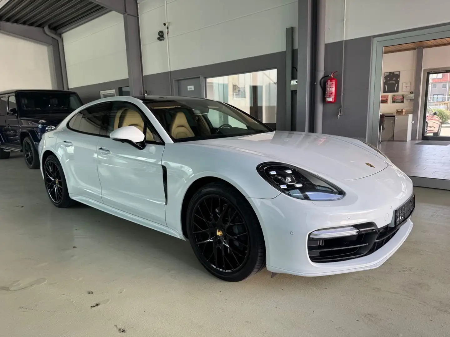 Porsche Panamera 4S Diesel Sport-Design-Pa.+Sport-Chrono Blanc - 2