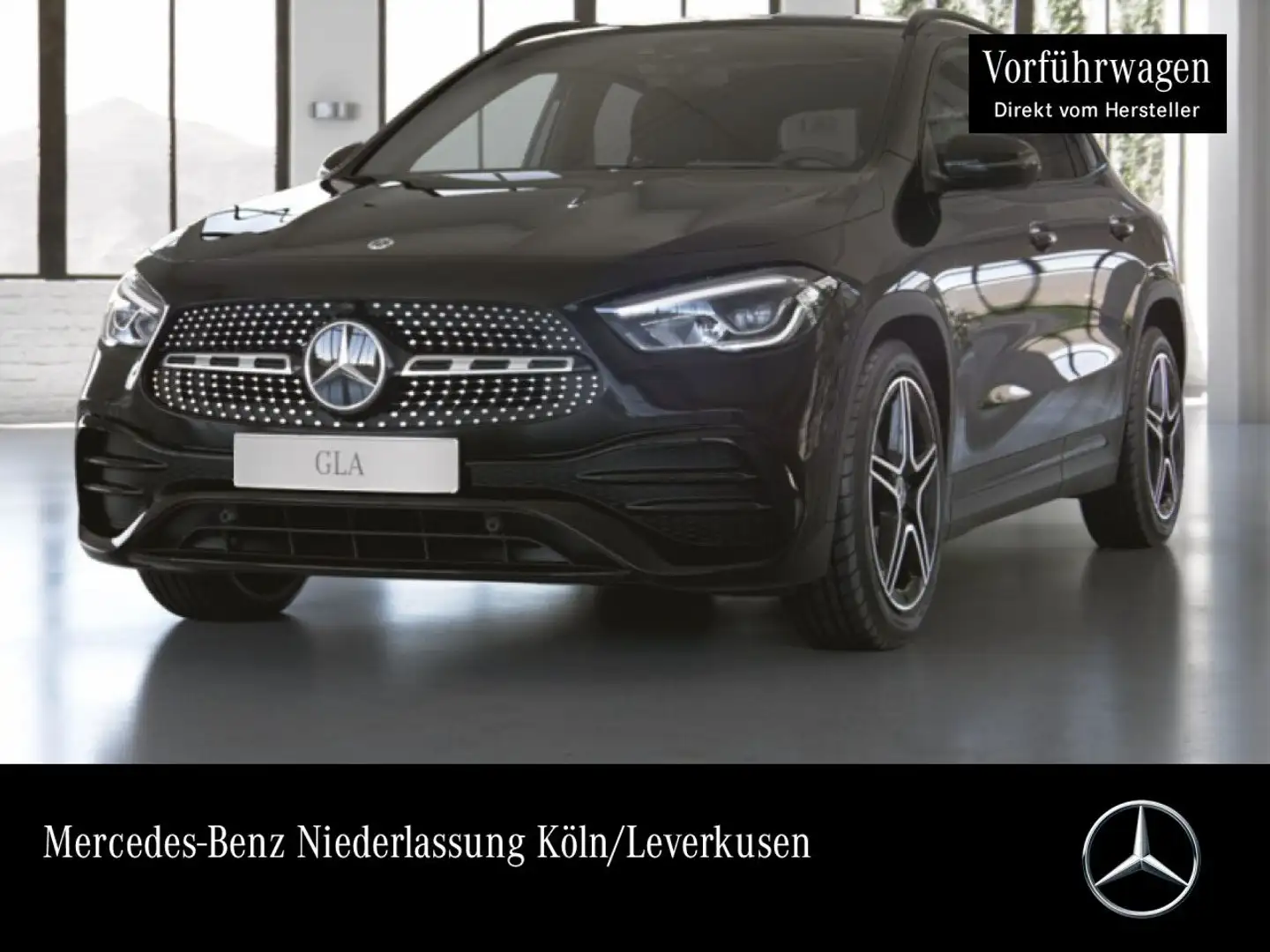Mercedes-Benz GLA 200 AMG+NIGHT+PANO+AHK+LED+KAMERA+19"+TOTW+7G Schwarz - 1