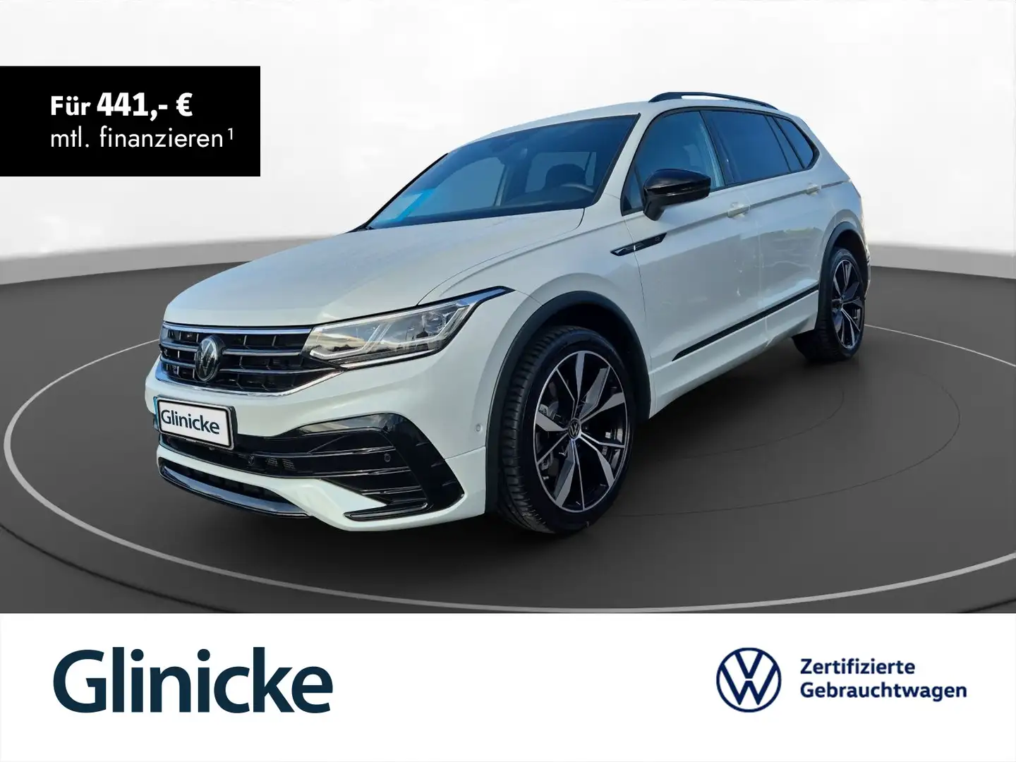 Volkswagen Tiguan Allspace 2.0 TDI DSG R-Line 4Motion AHk S Weiß - 1